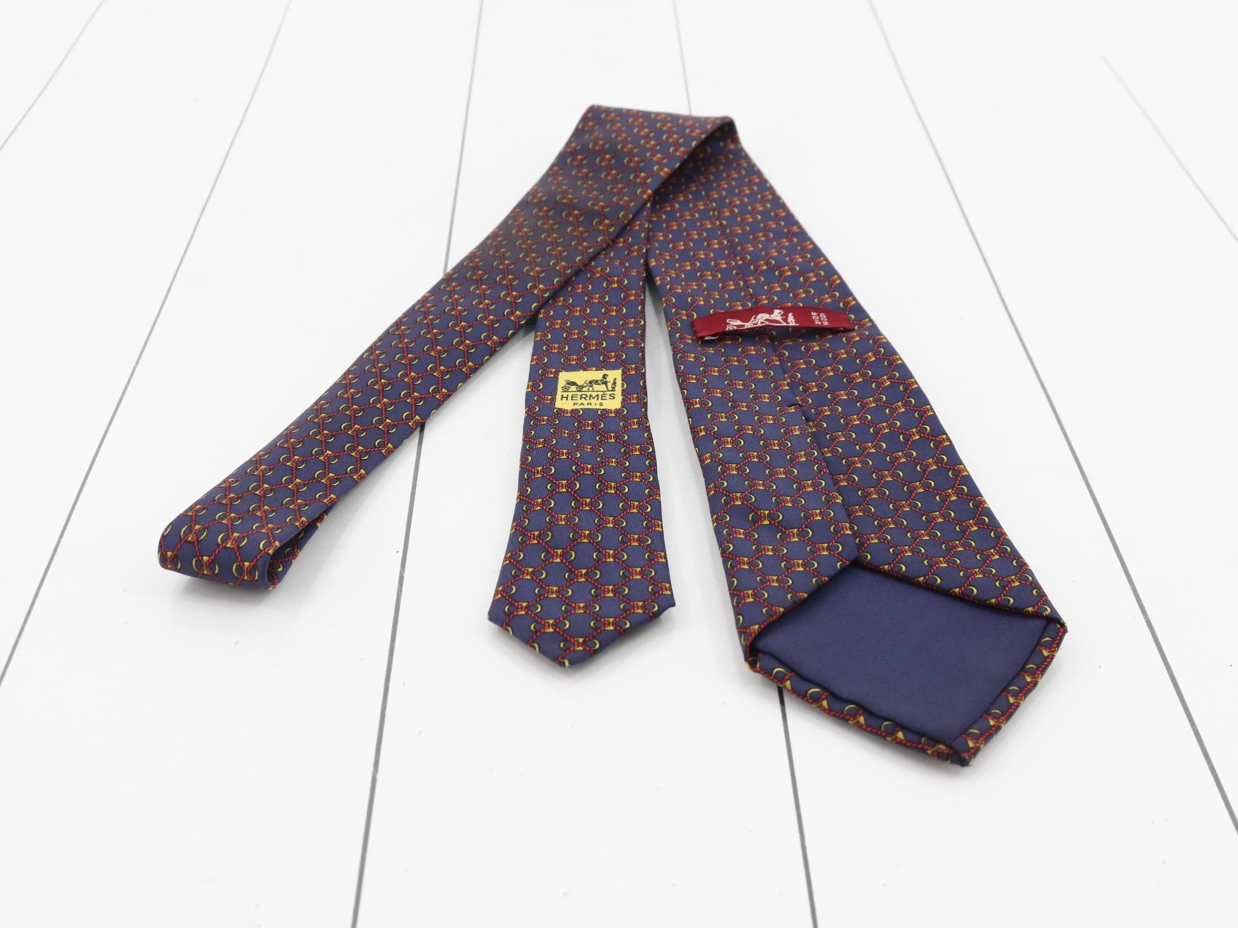 All-over pattern silk tie — view 2