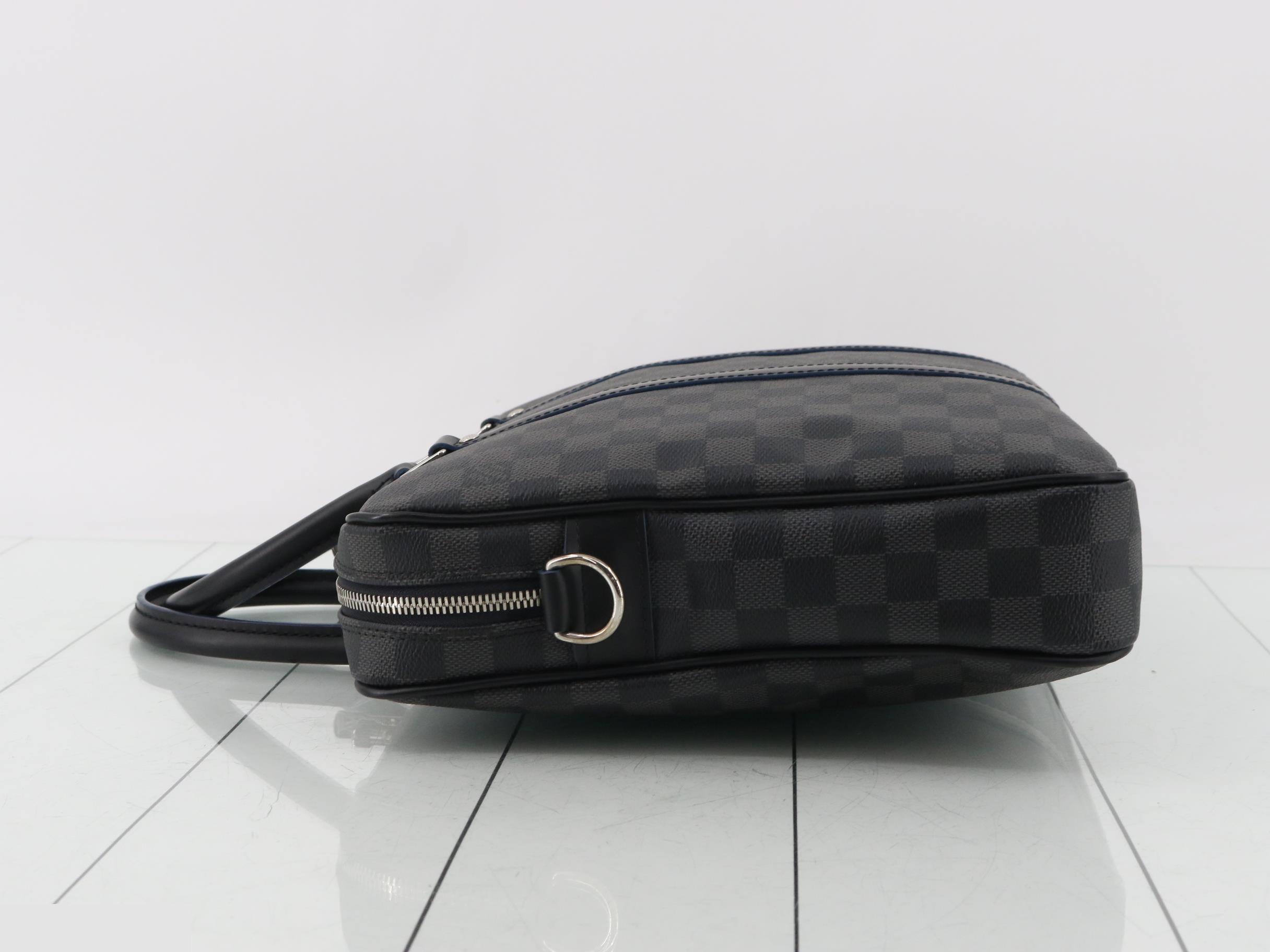 Damier Graphite Portedocuments Voyage PM Business Bag — view 4