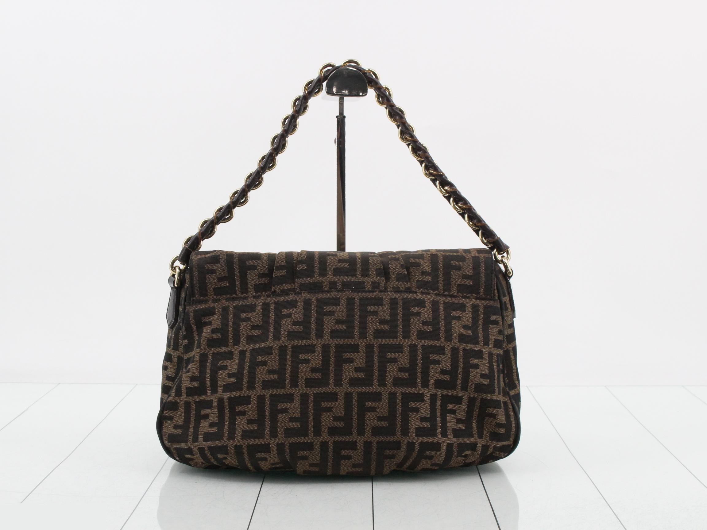 Mia Chain Mamma Bucket Zucca Shoulder Bag — view 2