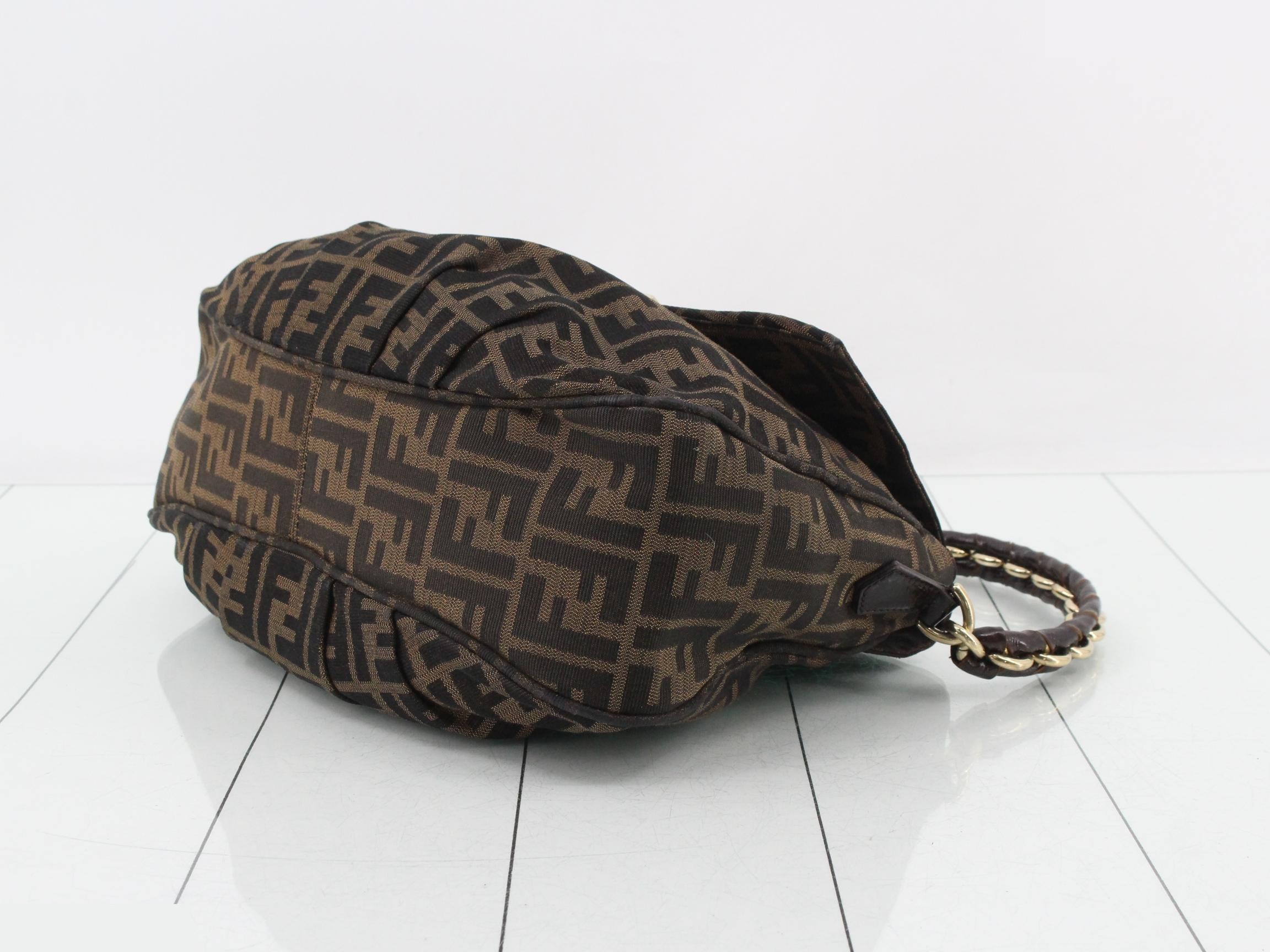 Mia Chain Mamma Bucket Zucca Shoulder Bag — view 6