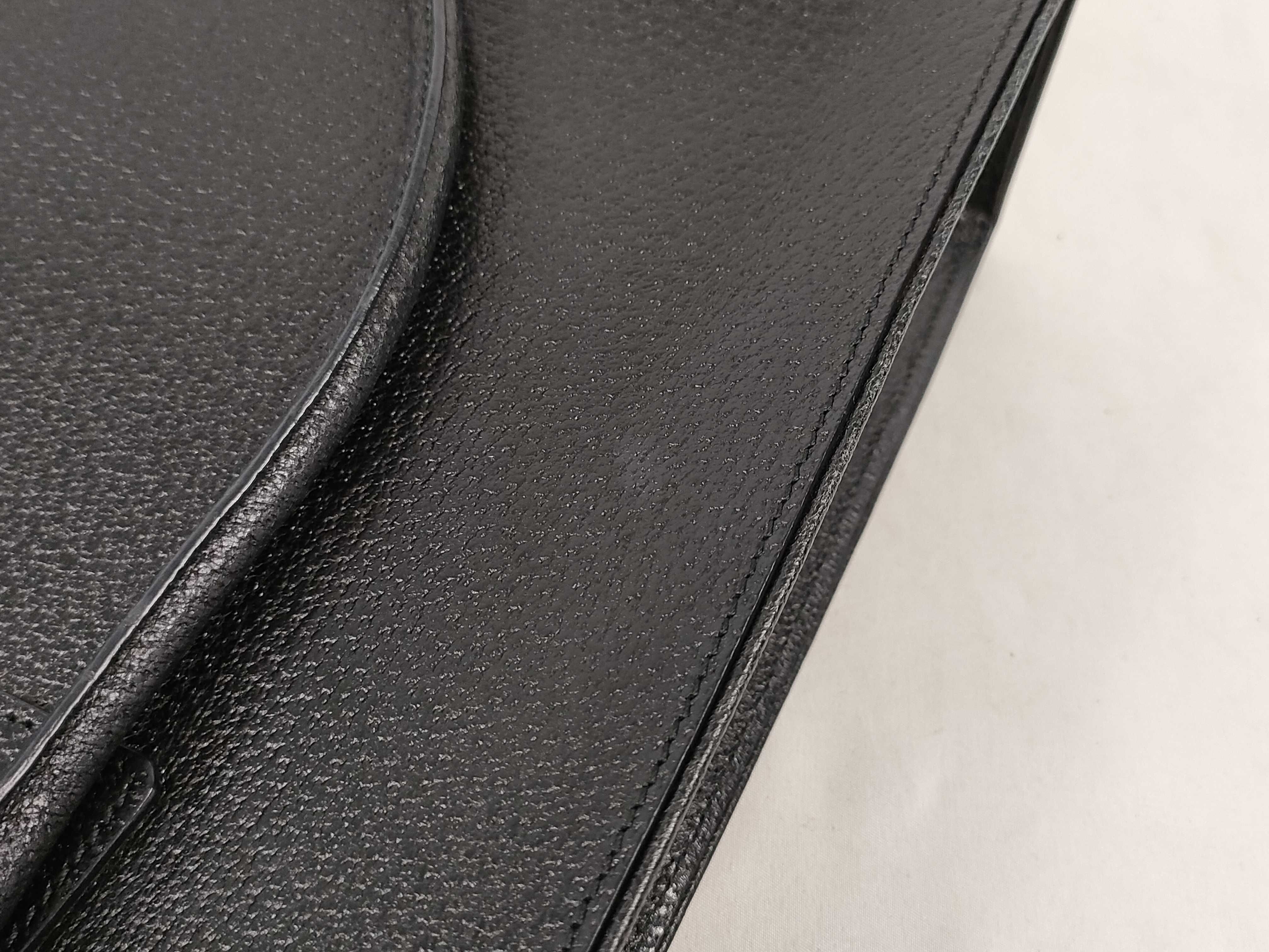 handbag, triangular logo, leather, black, card tag, handbag — view 14