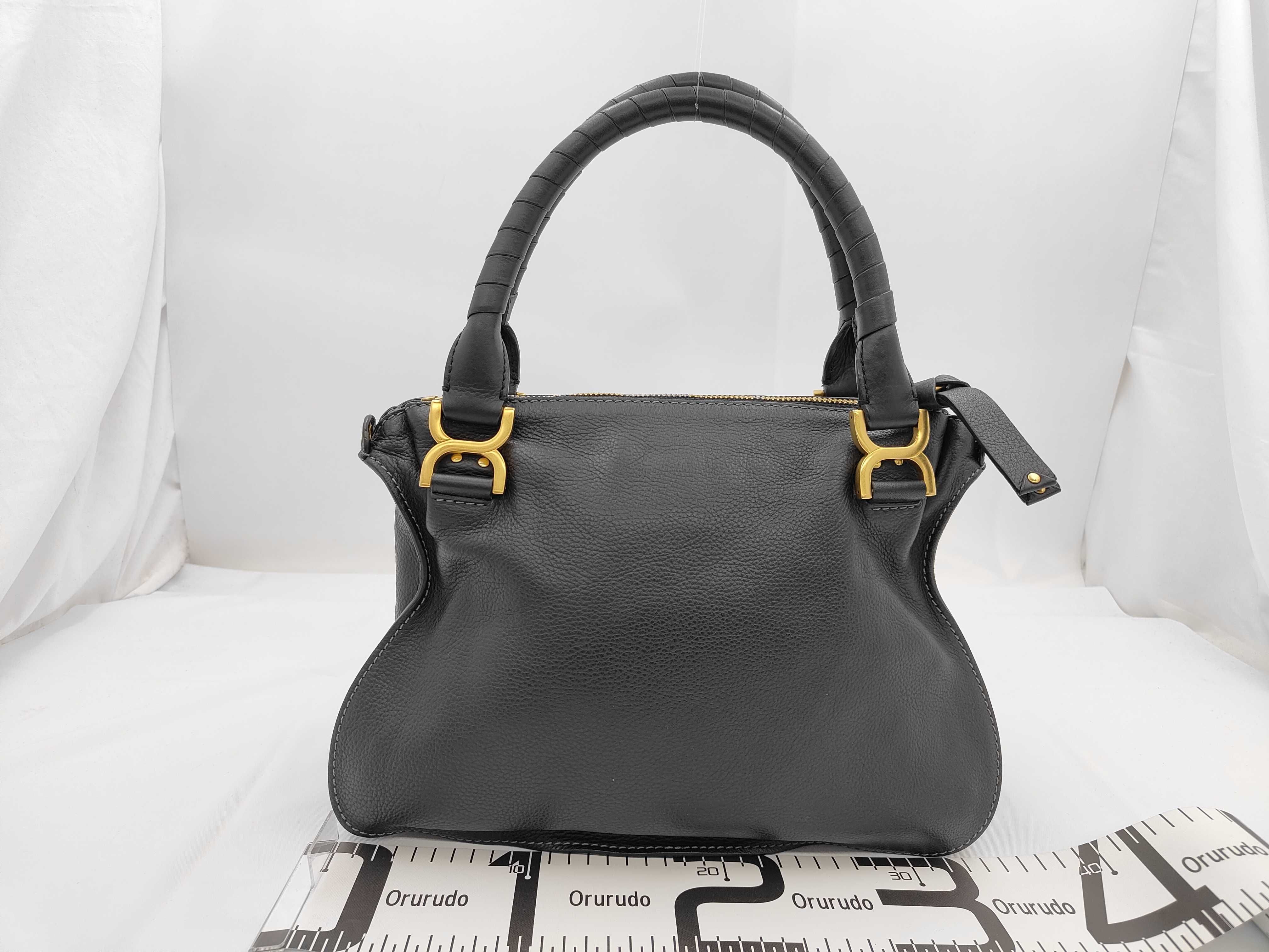 Marcie Black Shoulder Bag with Shoulder Strap — view 2