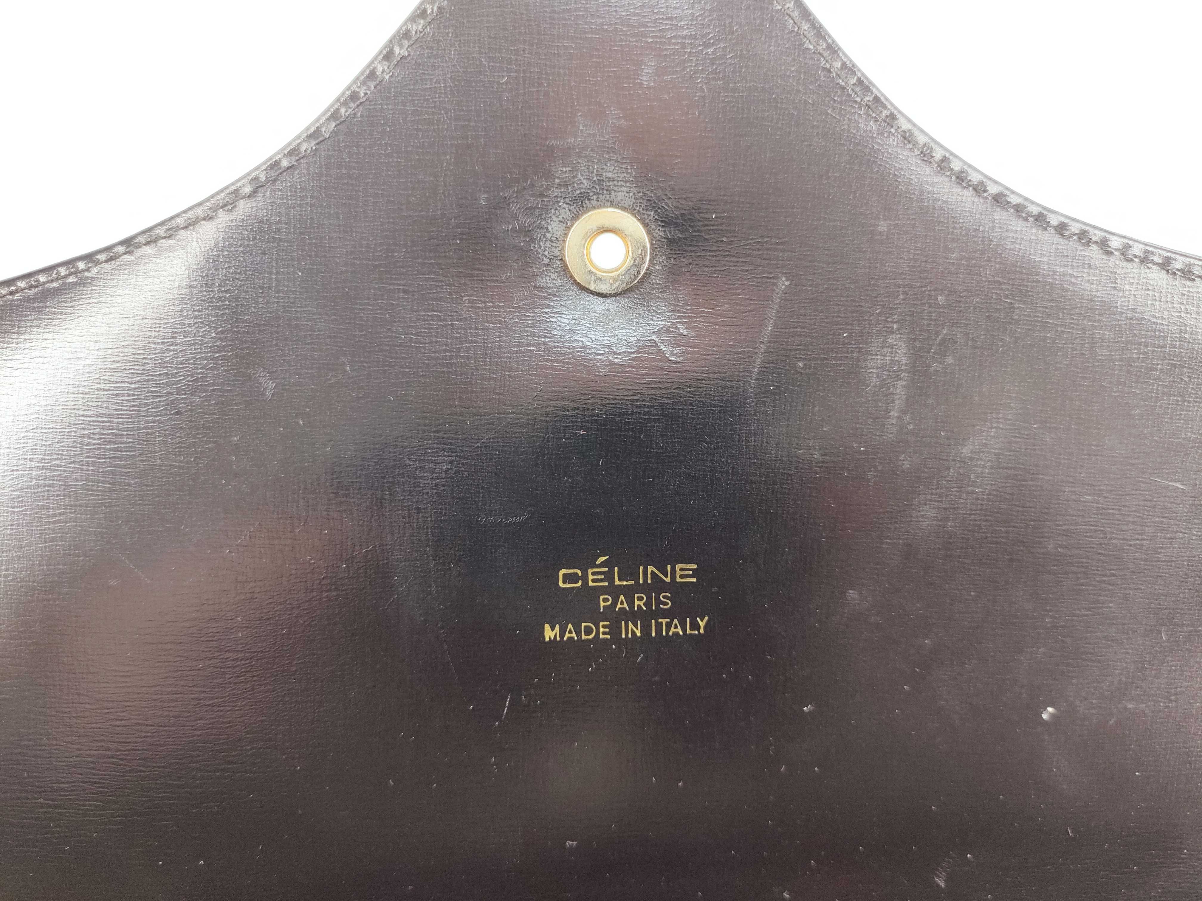 carriage metal leather shoulder bag — view 11