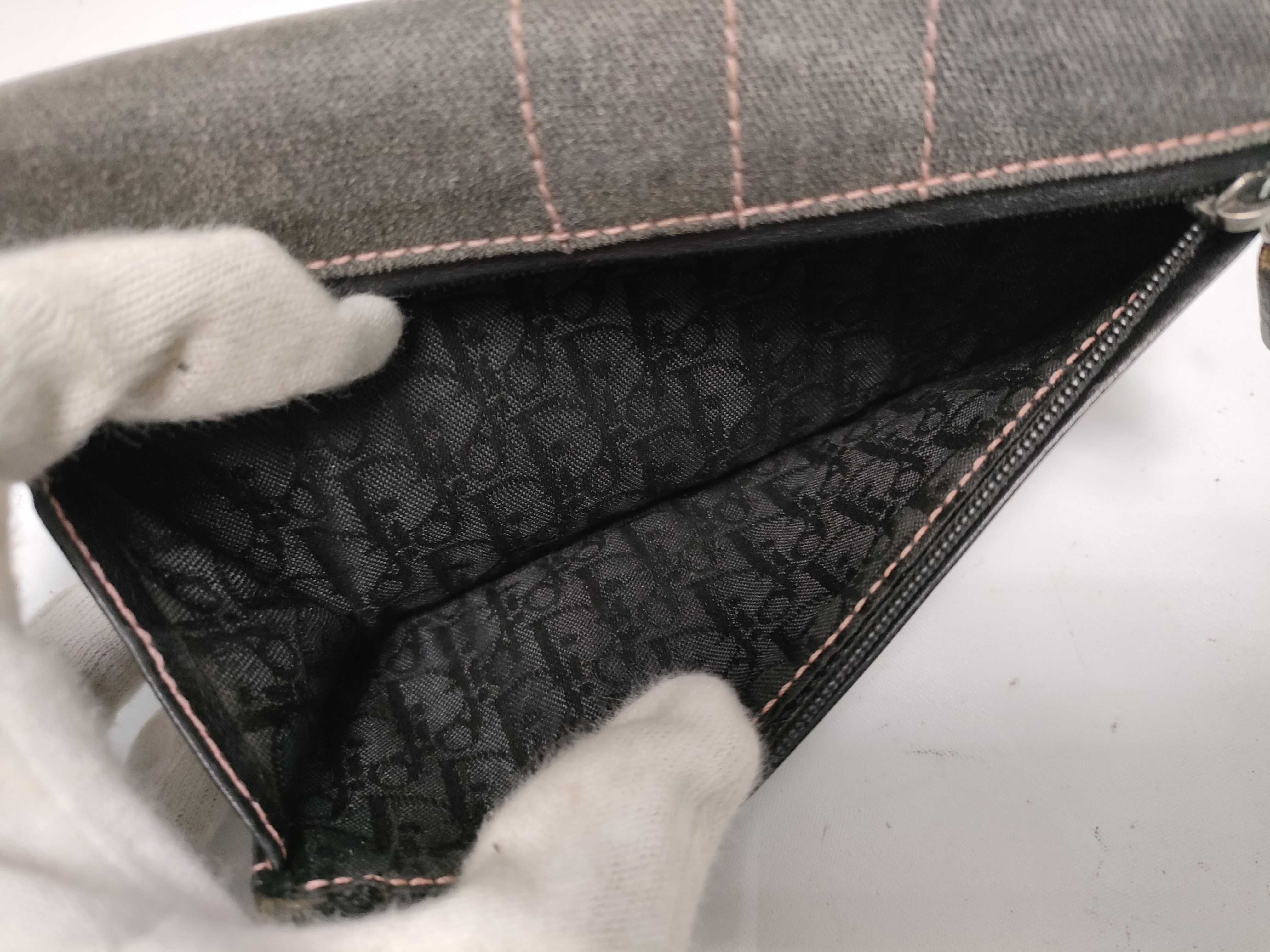 long wallet, saddle denim canvas, with dust bag, coin purse, wallet. — view 12
