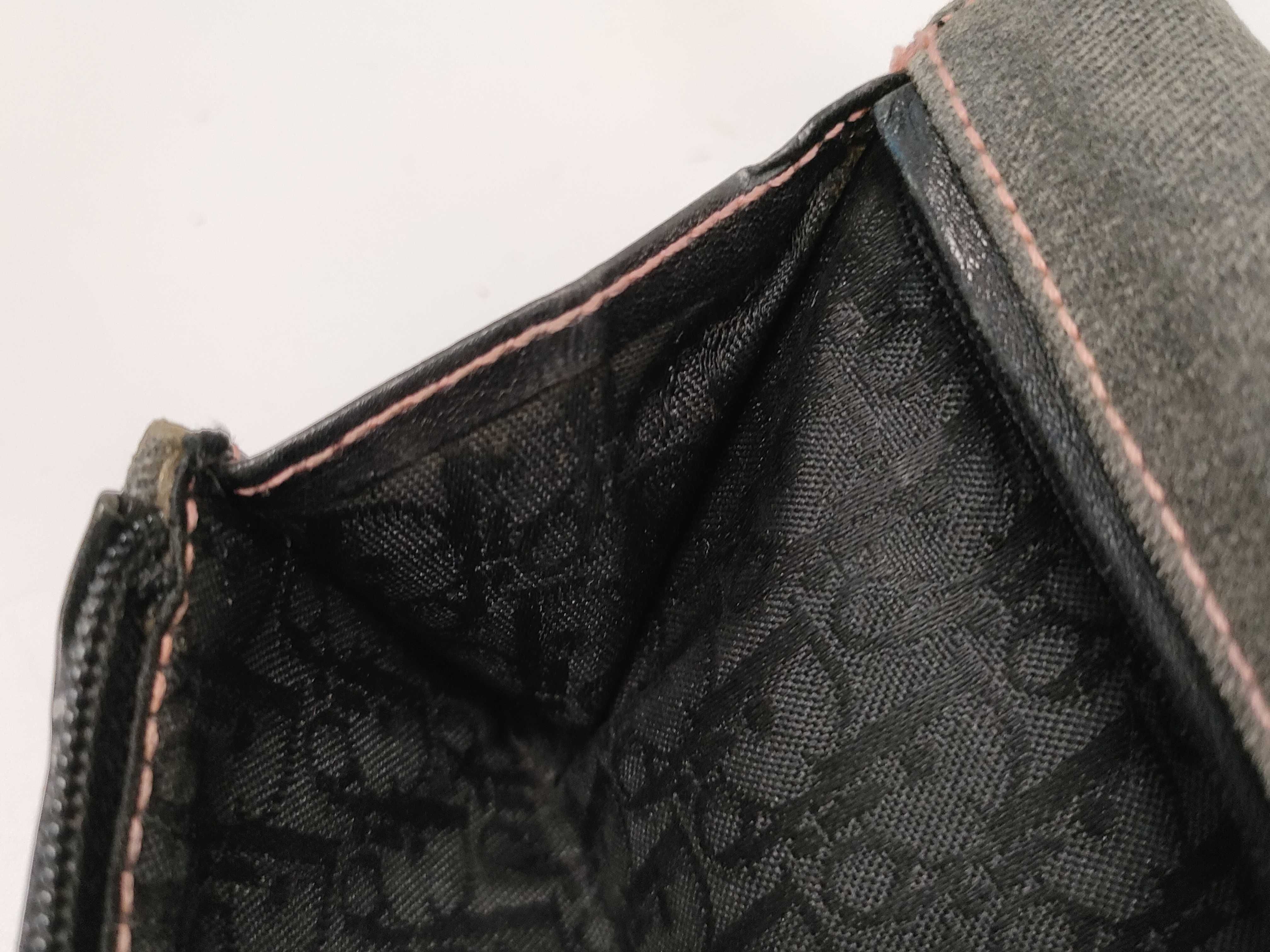 long wallet, saddle denim canvas, with dust bag, coin purse, wallet. — view 13