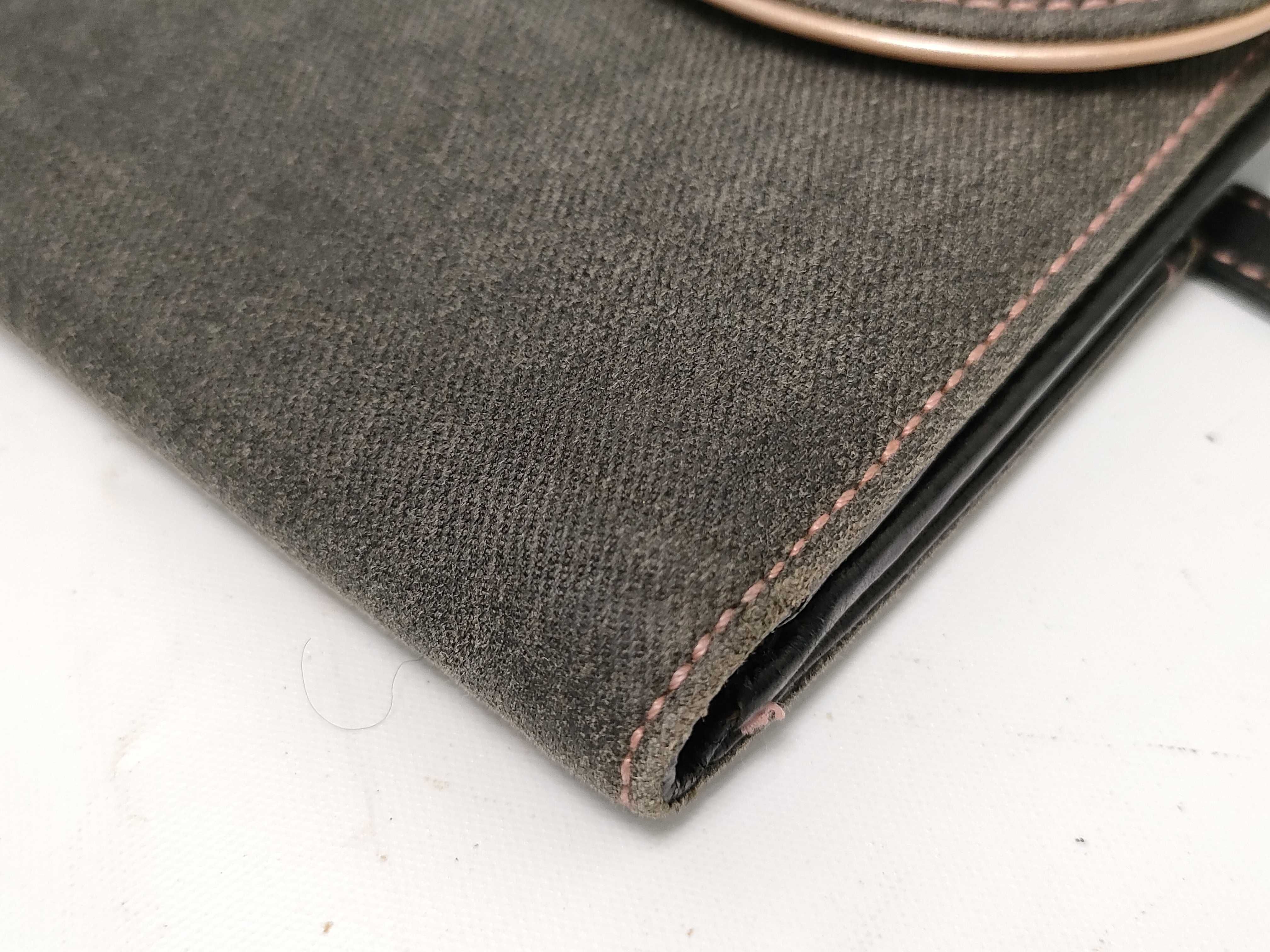 long wallet, saddle denim canvas, with dust bag, coin purse, wallet. — view 4