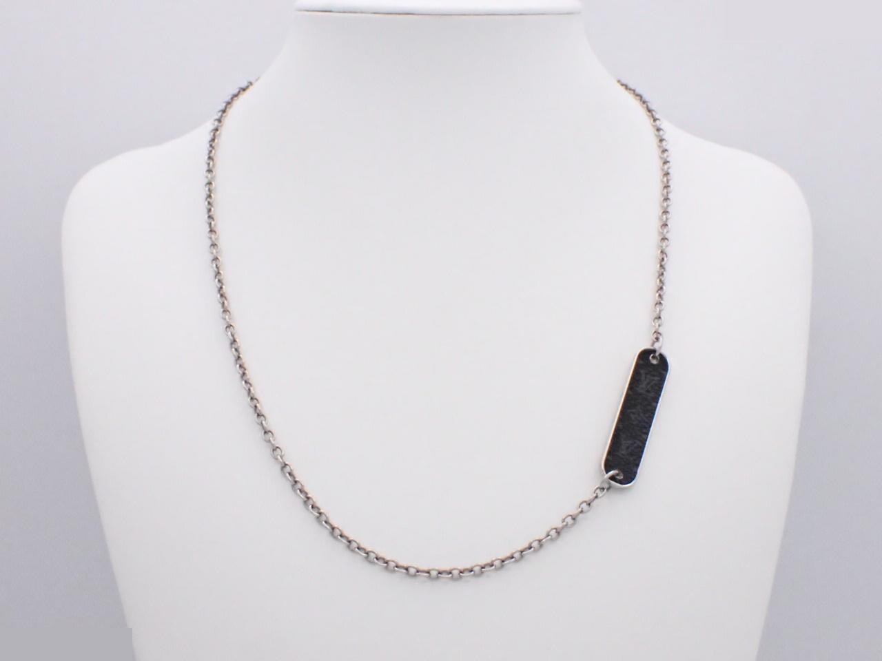 Collier Chain Pin Lock Necklace — view 3