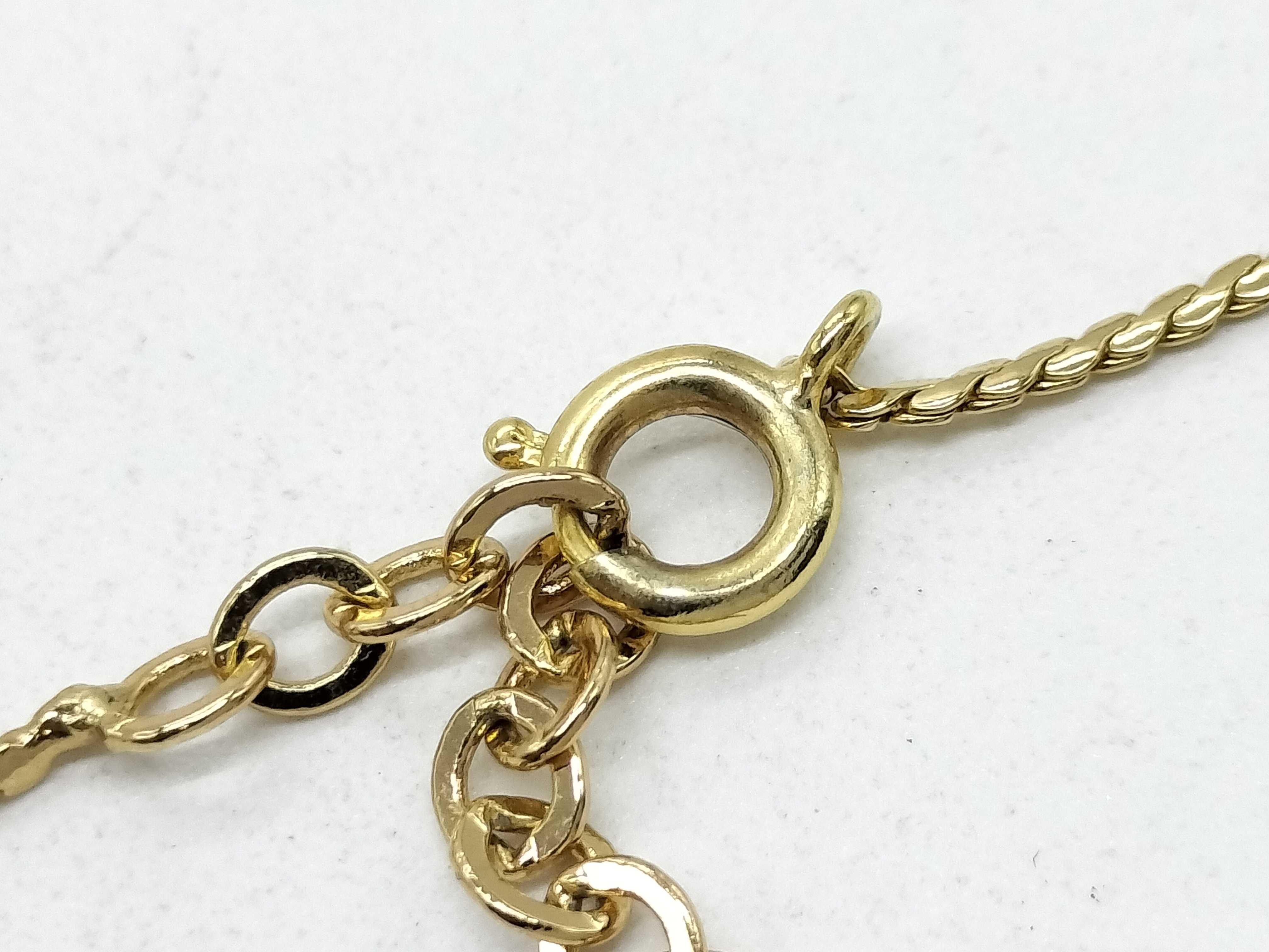 GD Logo Rhinestone Necklace — view 4