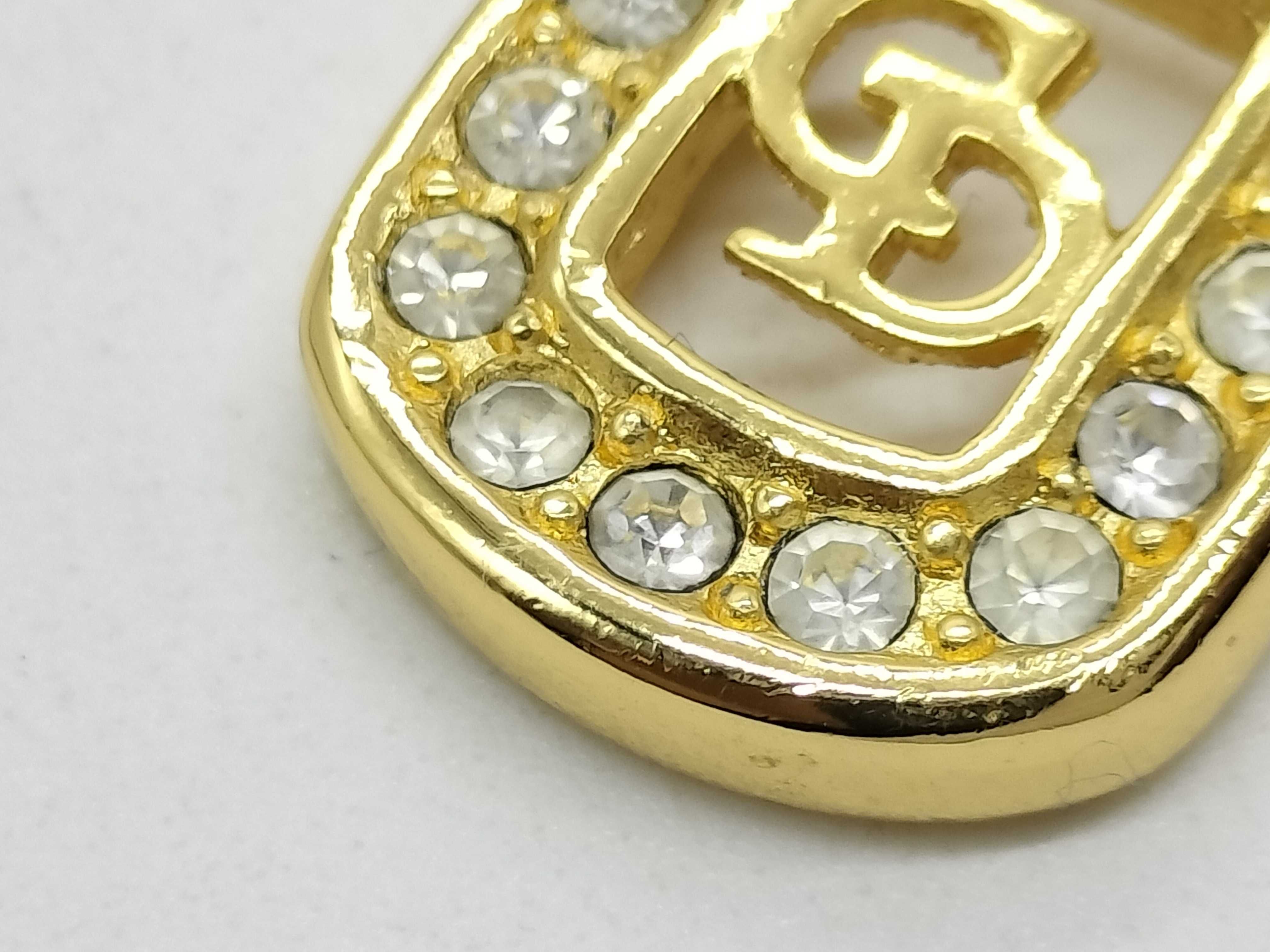 GD Logo Rhinestone Necklace — view 7