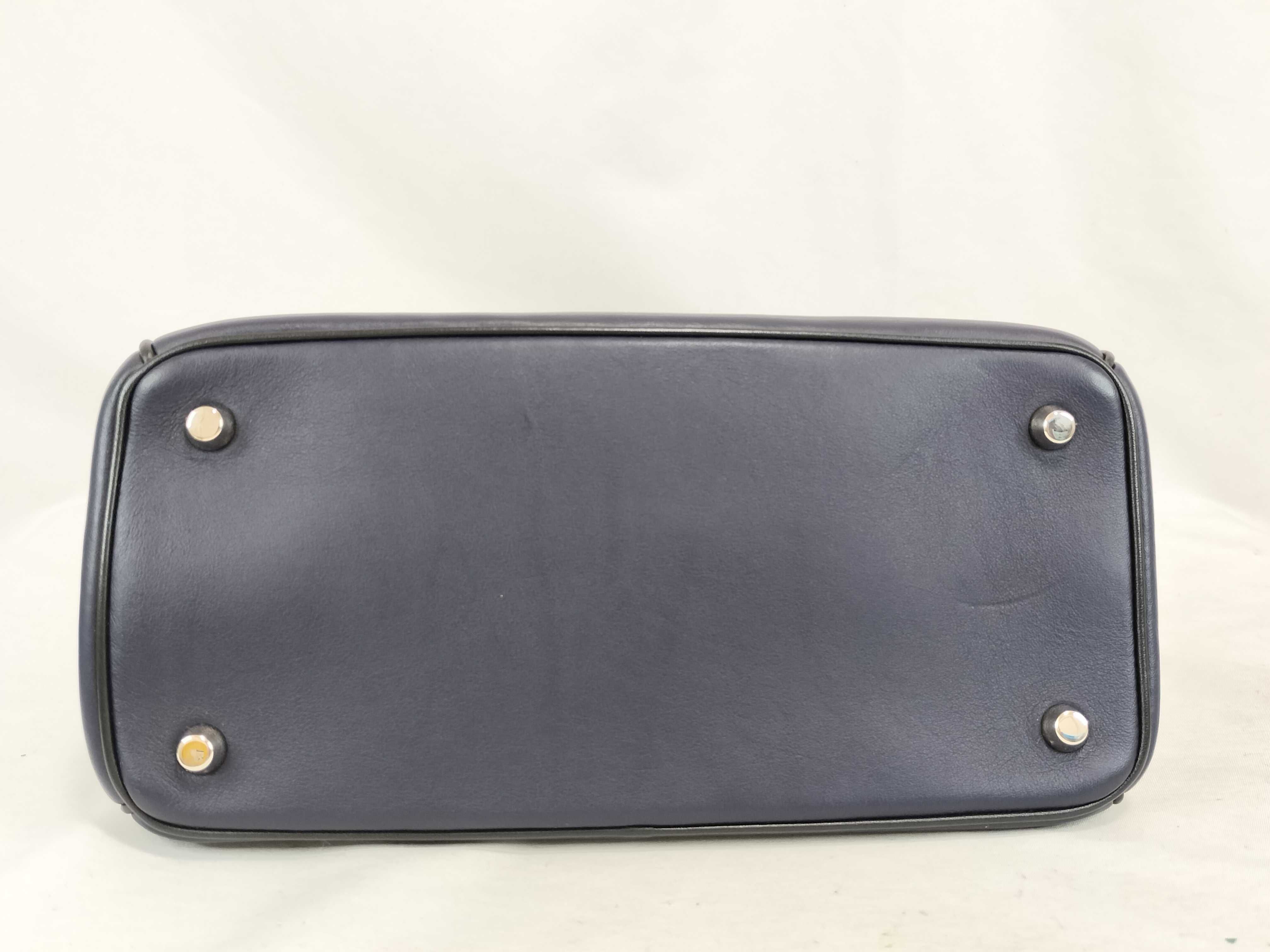 MY-Christian Be Leather 2-Way Handbag Navy - Grade B Handbag — view 7