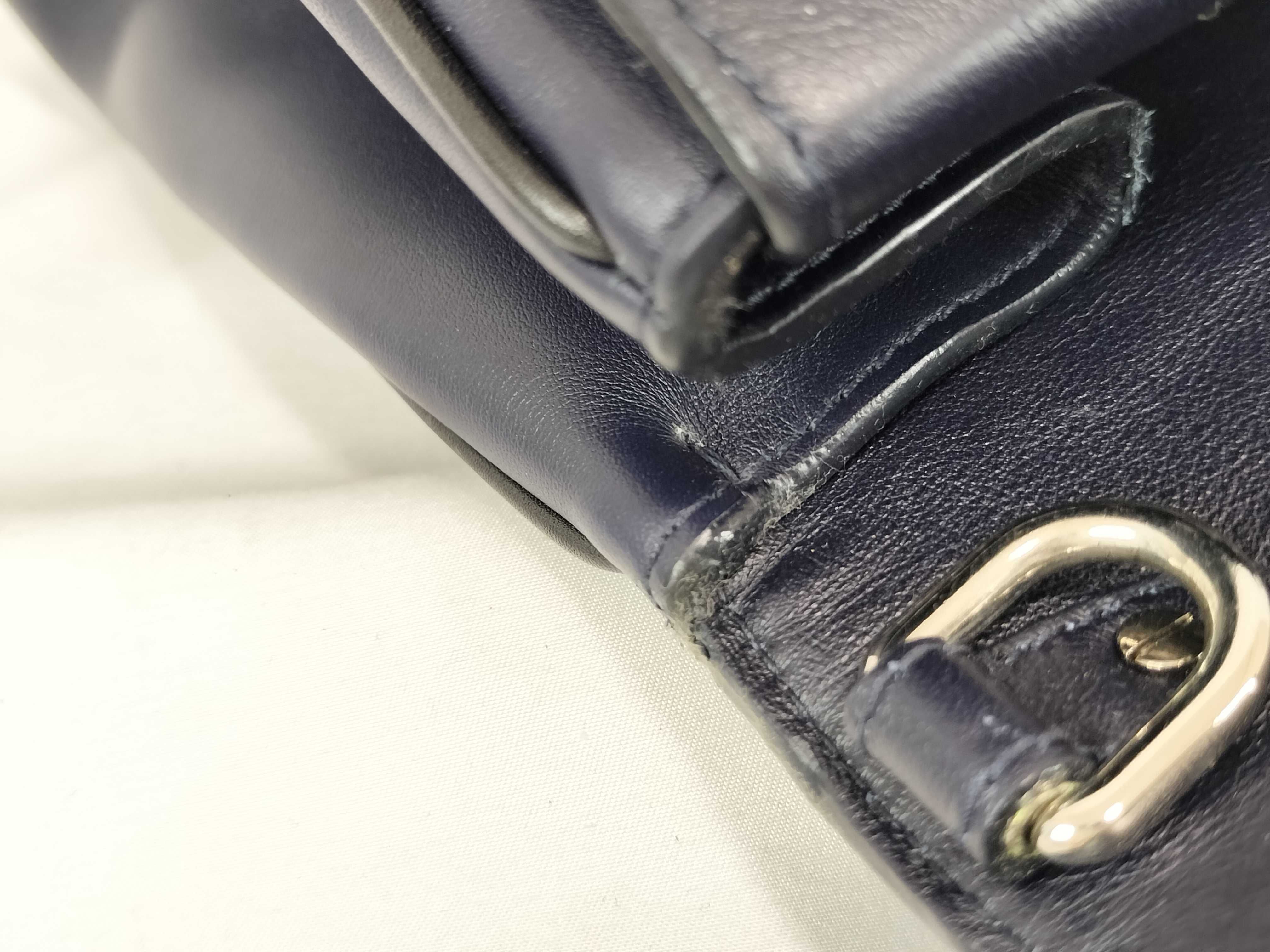 MY-Christian Be Leather 2-Way Handbag Navy - Grade B Handbag — view 9