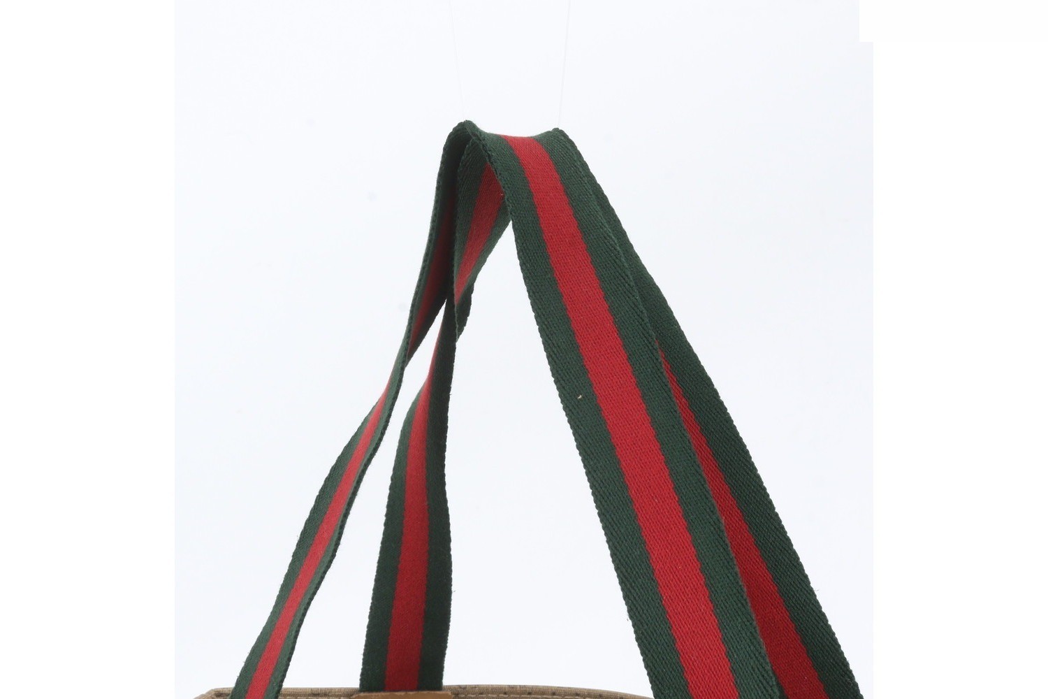 Micro GG Sherry Line Leather Tote Bag — view 2