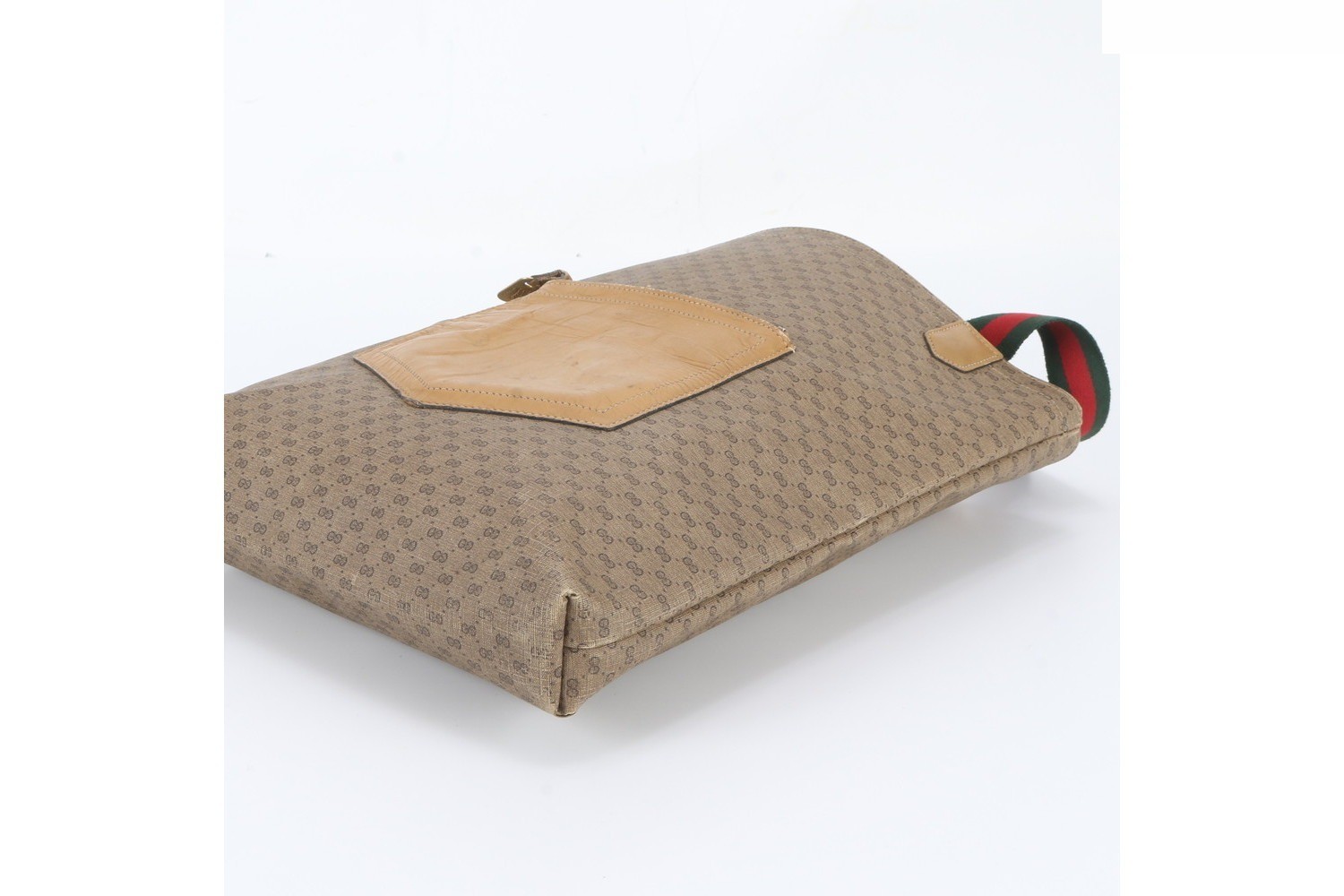 Micro GG Sherry Line Leather Tote Bag — view 4