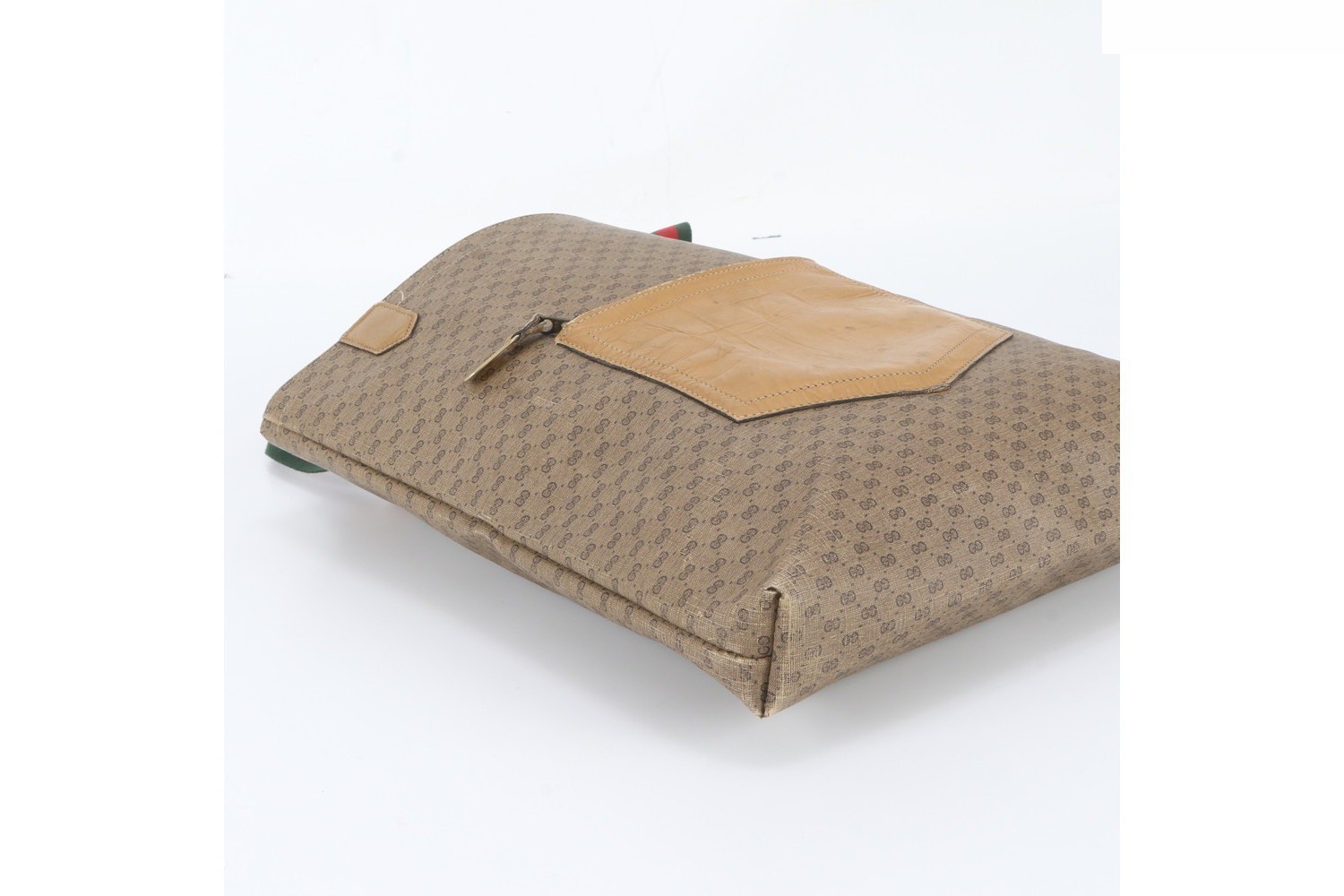 Micro GG Sherry Line Leather Tote Bag — view 5