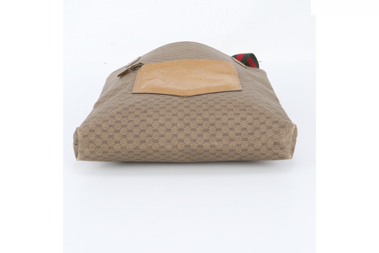 Micro GG Sherry Line Leather Tote Bag — view 6
