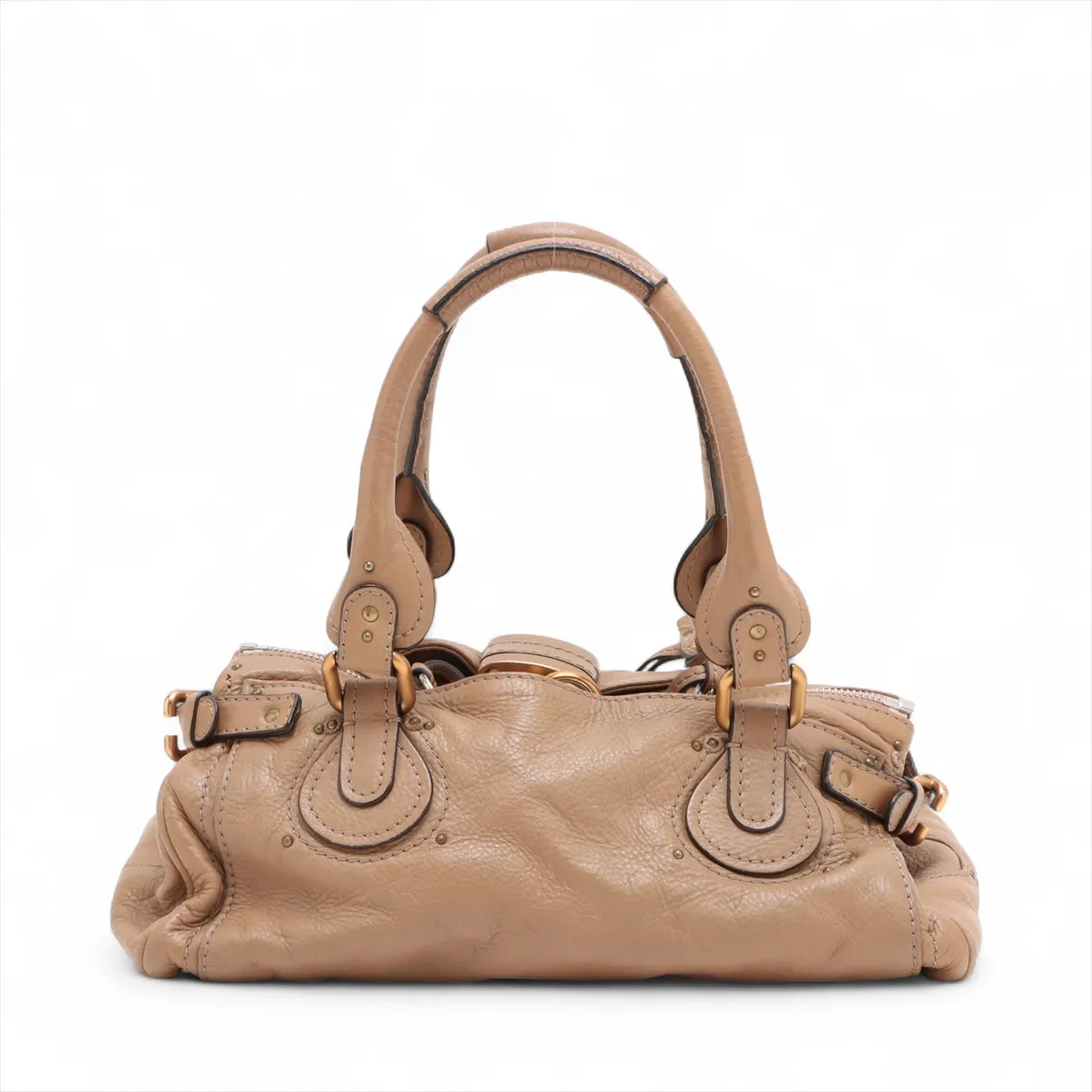 paddington leather handbag brown — view 2