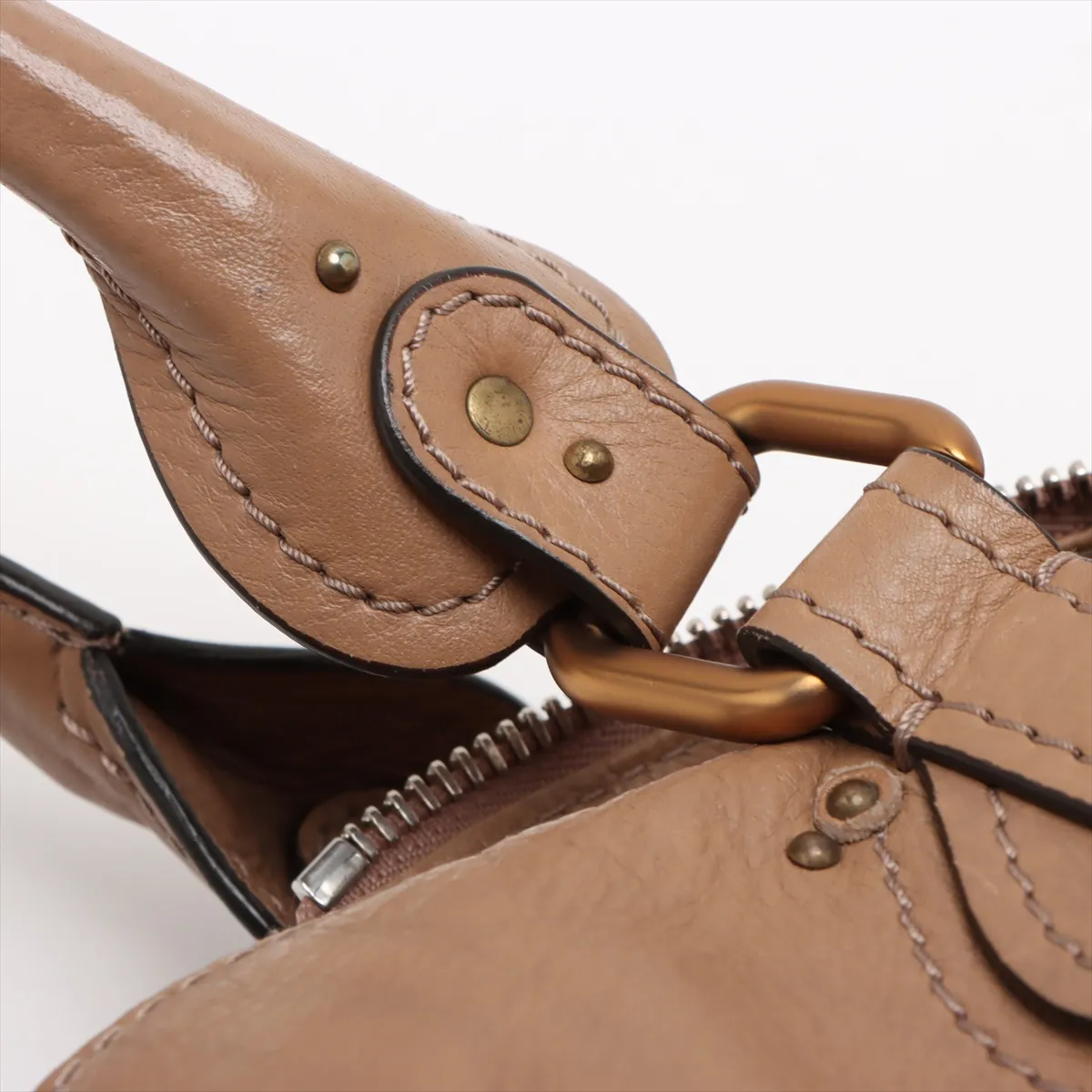 paddington leather handbag brown — view 13