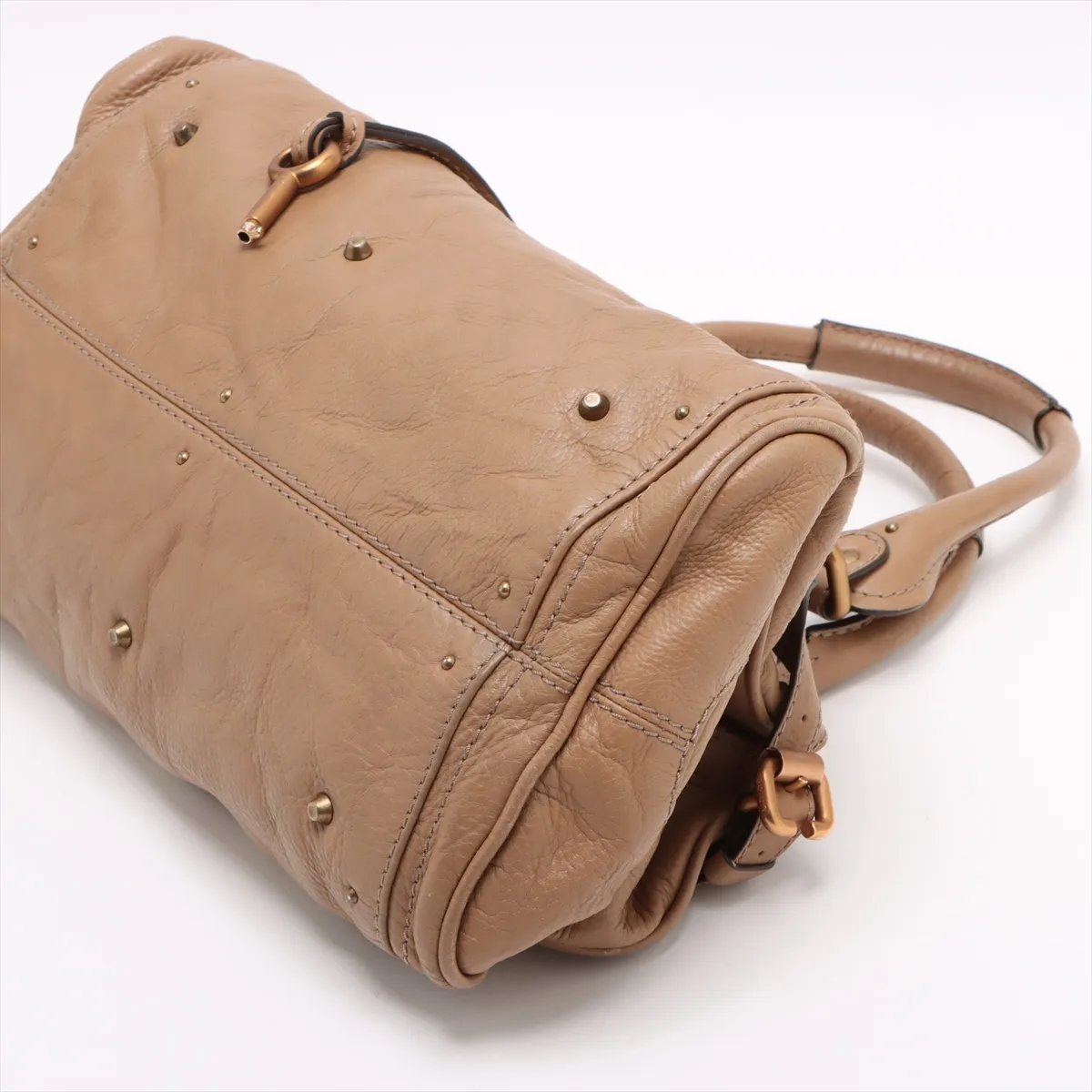 paddington leather handbag brown — view 3