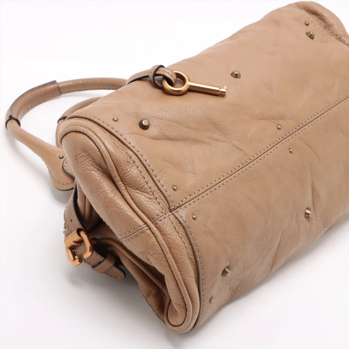 paddington leather handbag brown — view 4