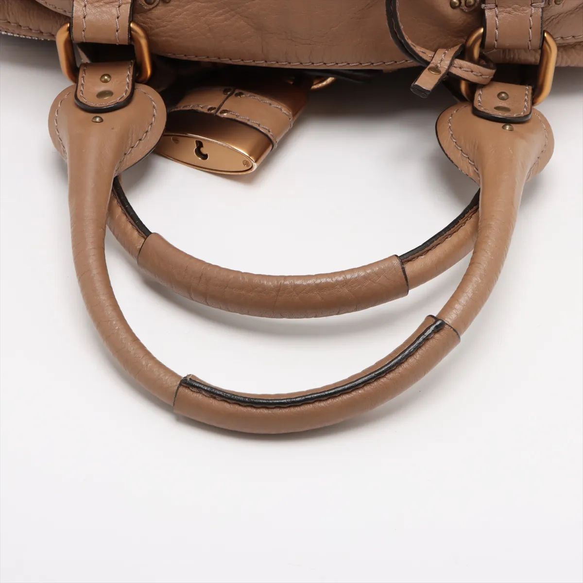 paddington leather handbag brown — view 5