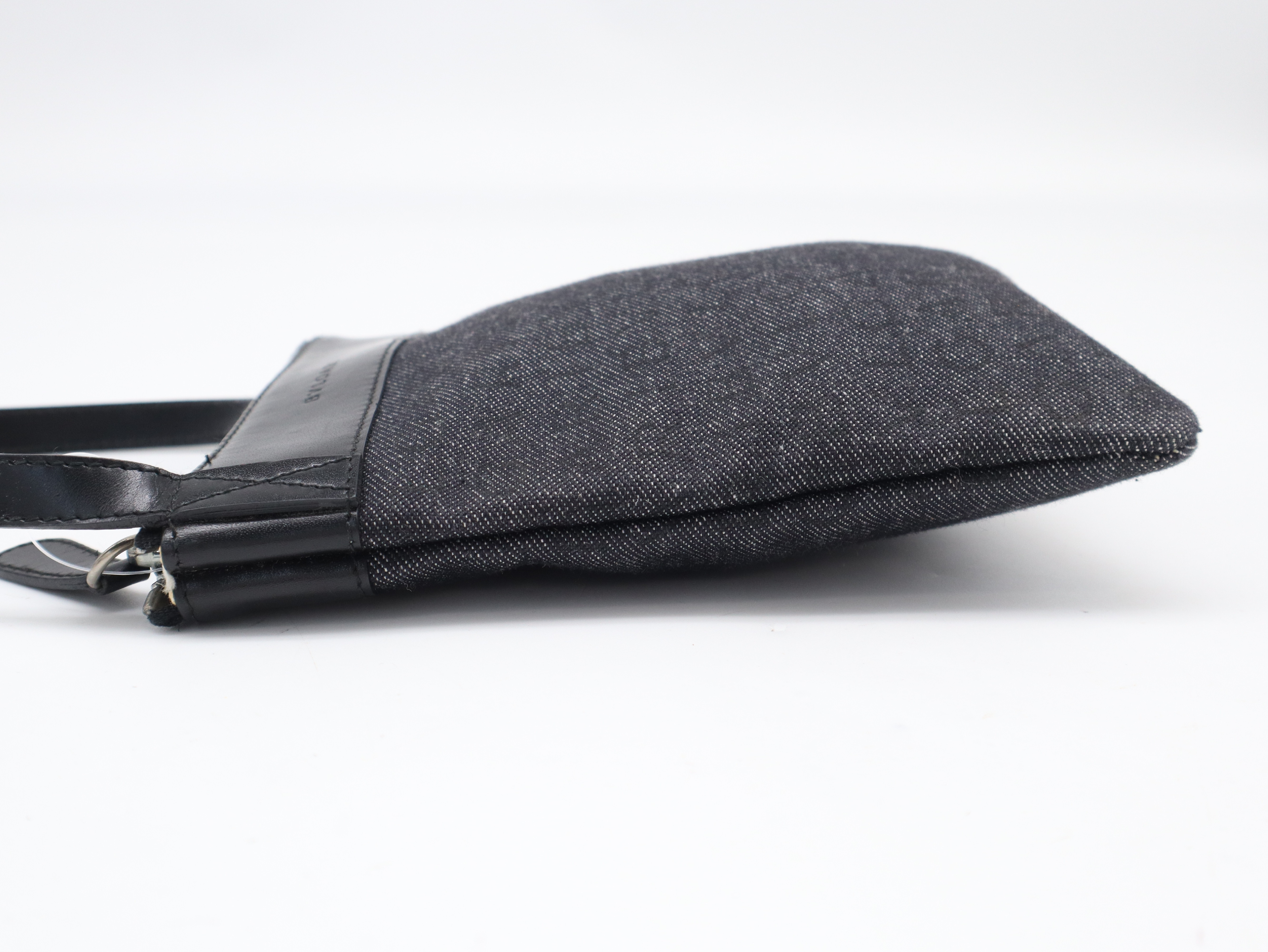 Logo Mania Line Denim Mini Shoulder Bag — view 3