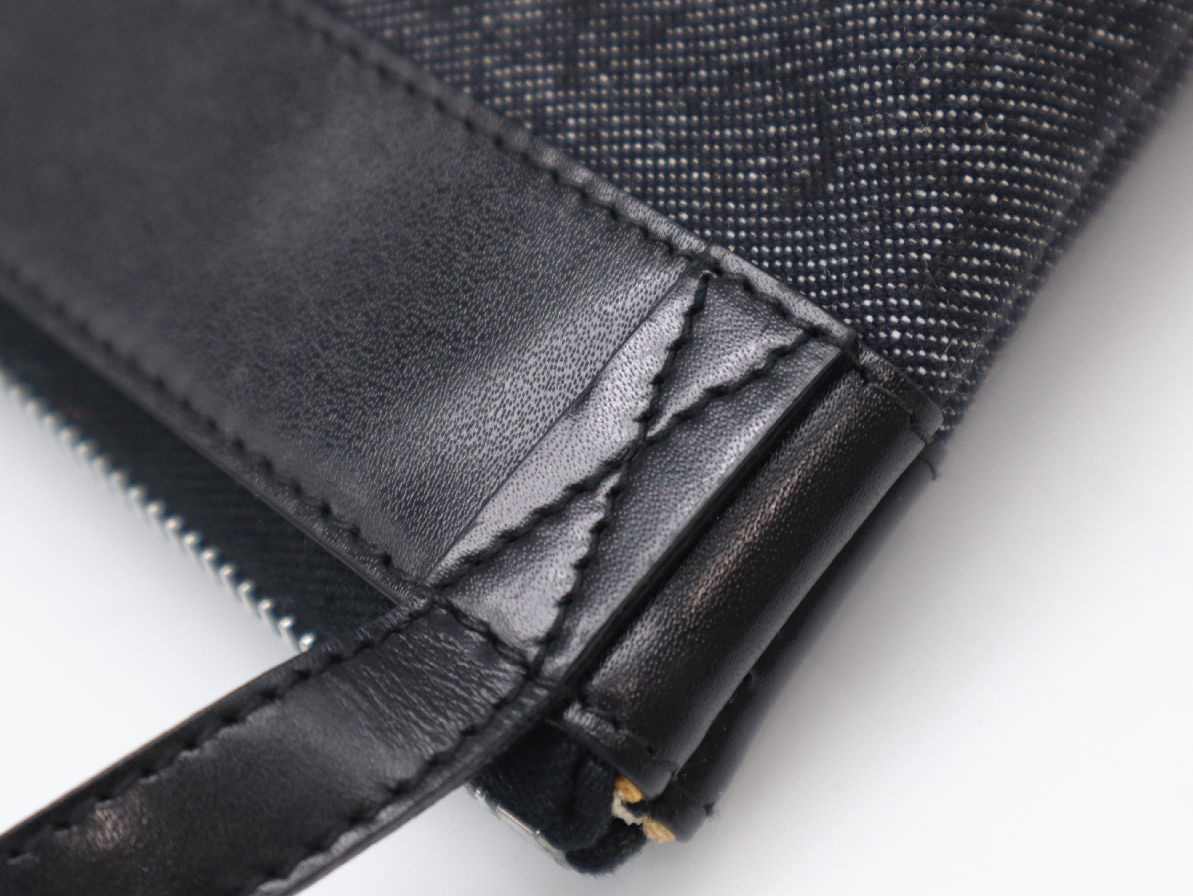 Logo Mania Line Denim Mini Shoulder Bag — view 8