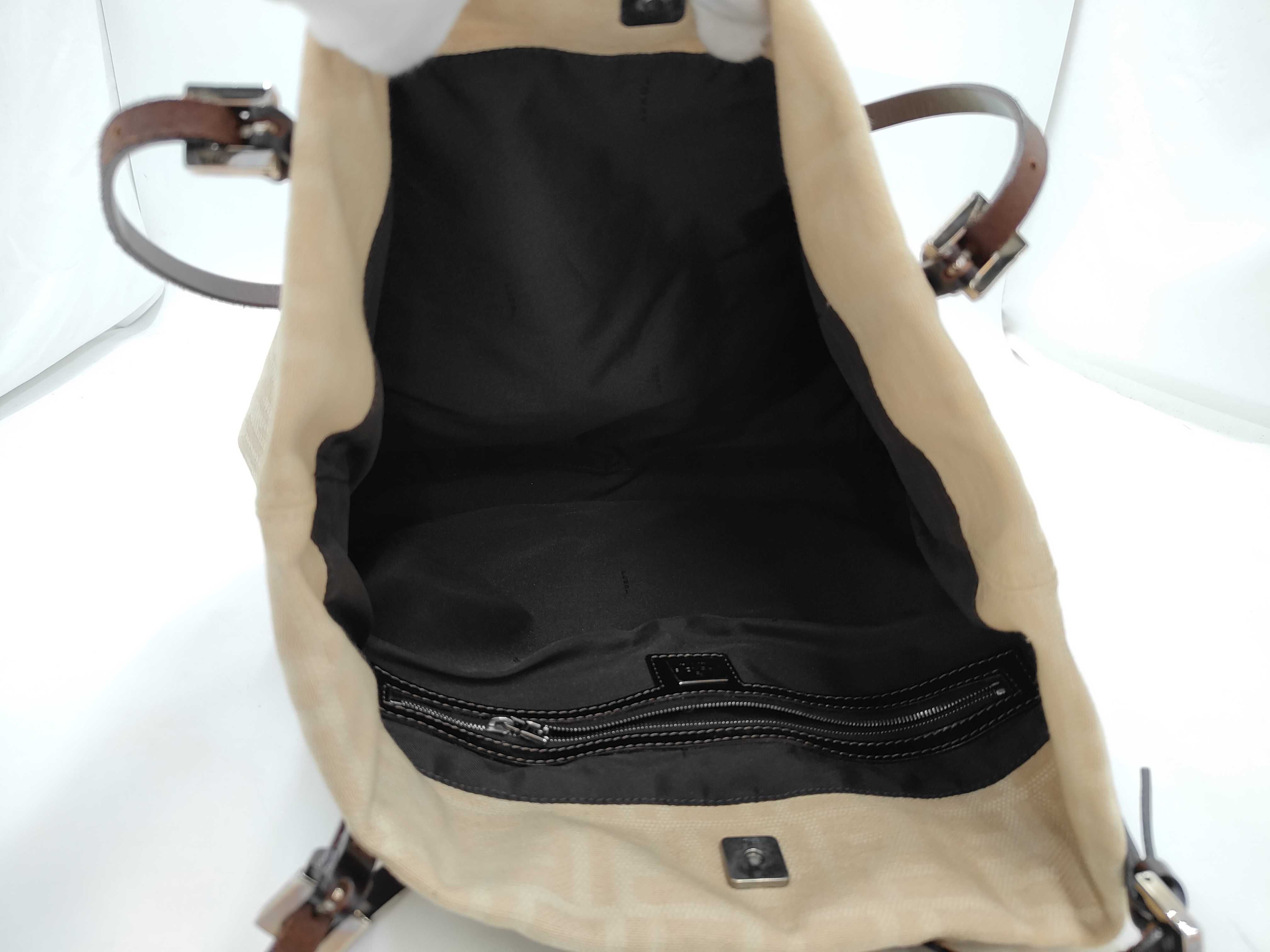 Zucca pattern beige tote bag — view 10