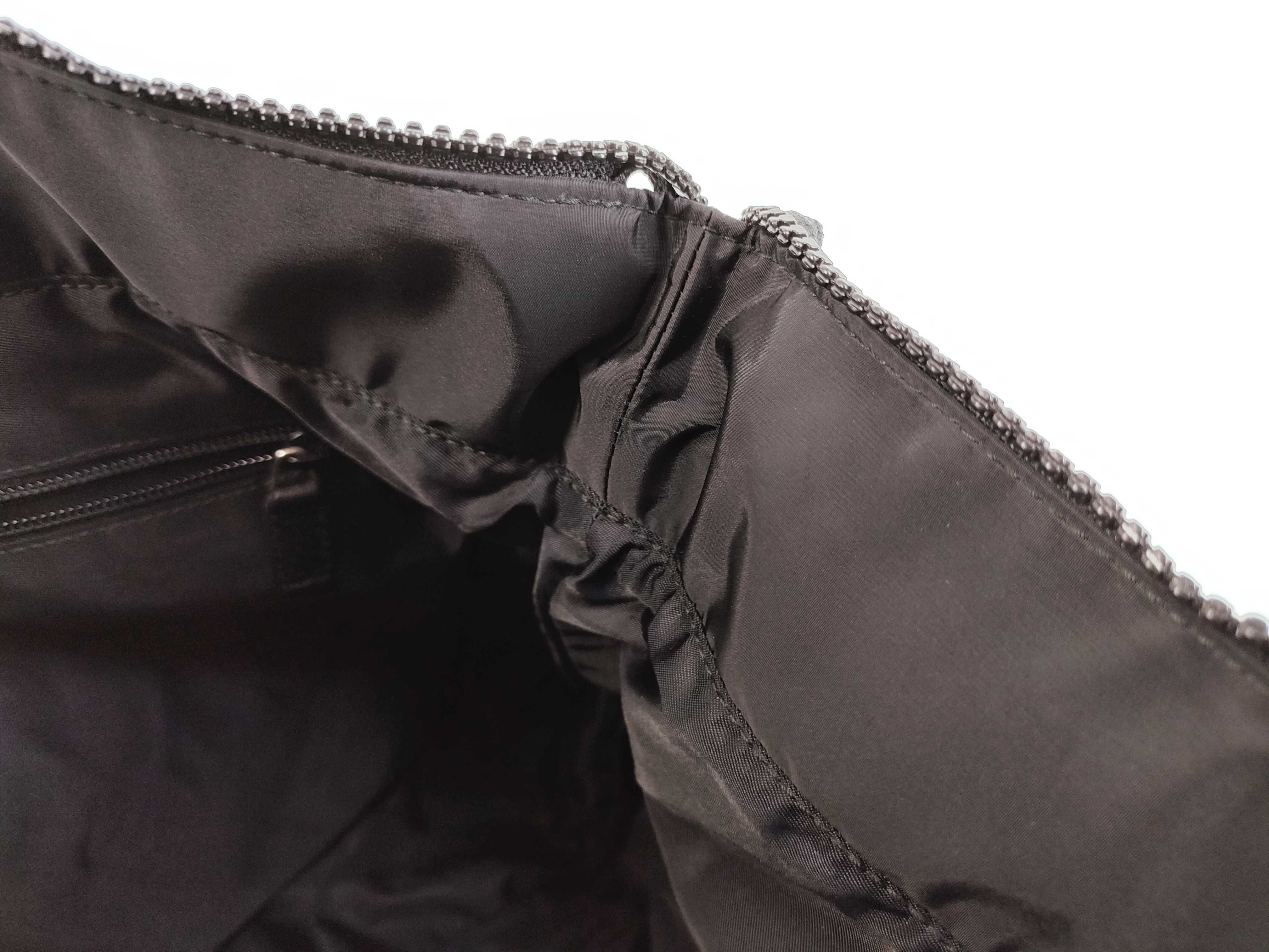 GG Nylon x Leather 2-Way Tote Bag, Black, 387067 Tote Bag — view 10