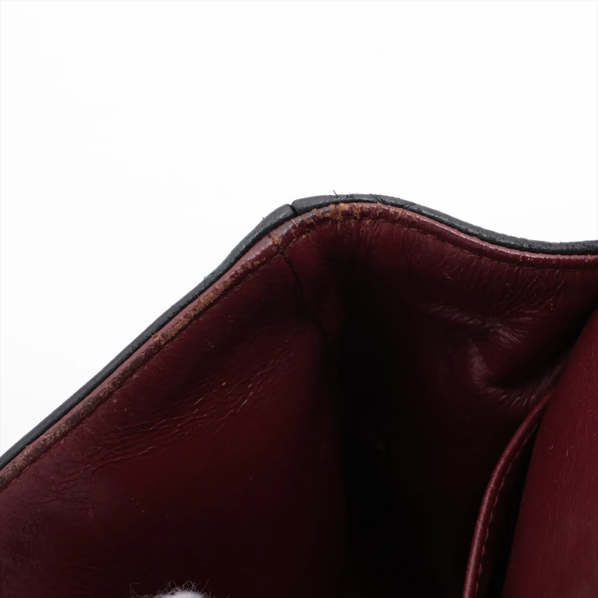 Matelasse 23 Small Lambskin Double Flap Double Chain Bag Black Gold Hardware A01113 — view 14