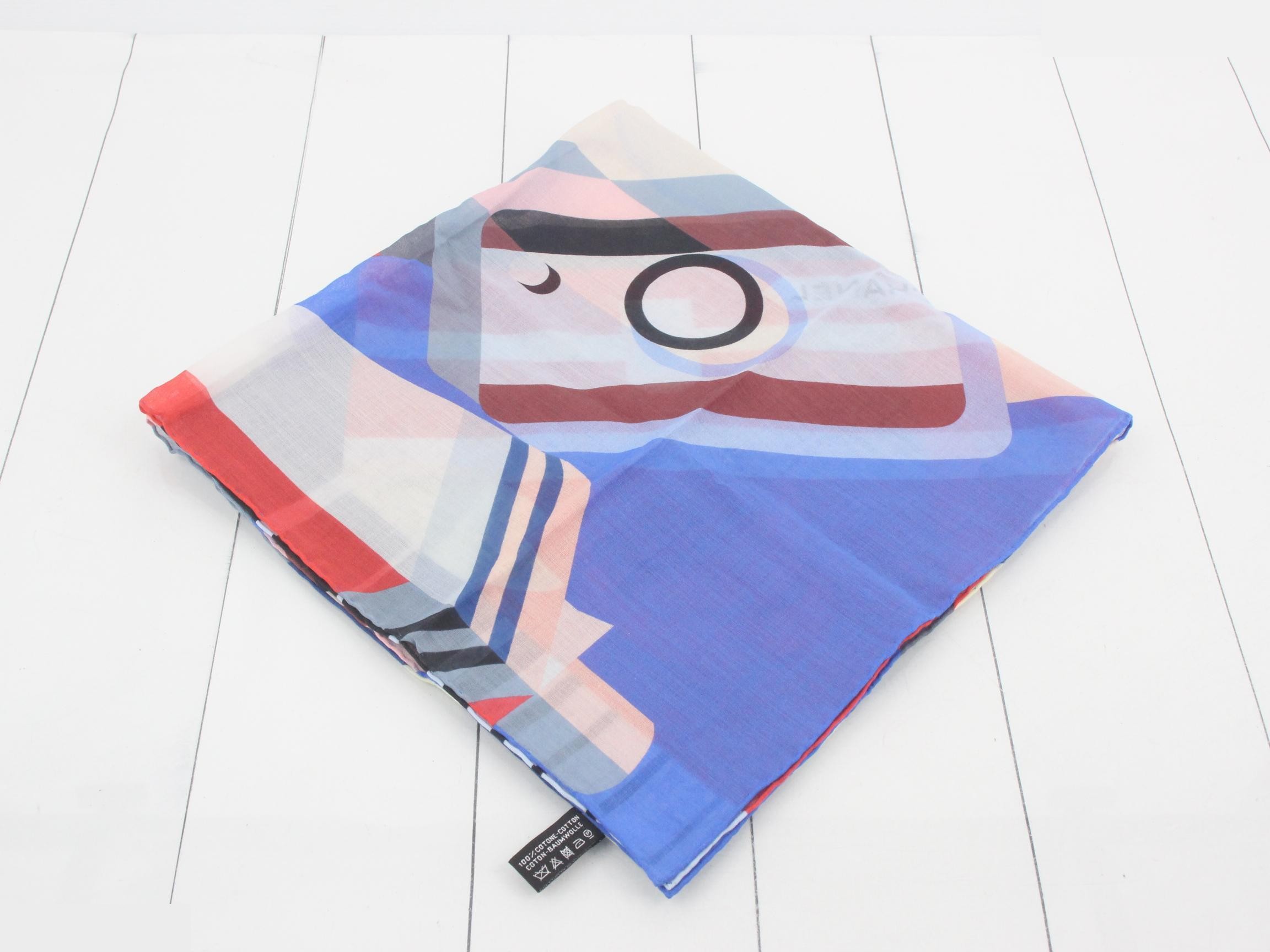 cotton scarf in box — view 2