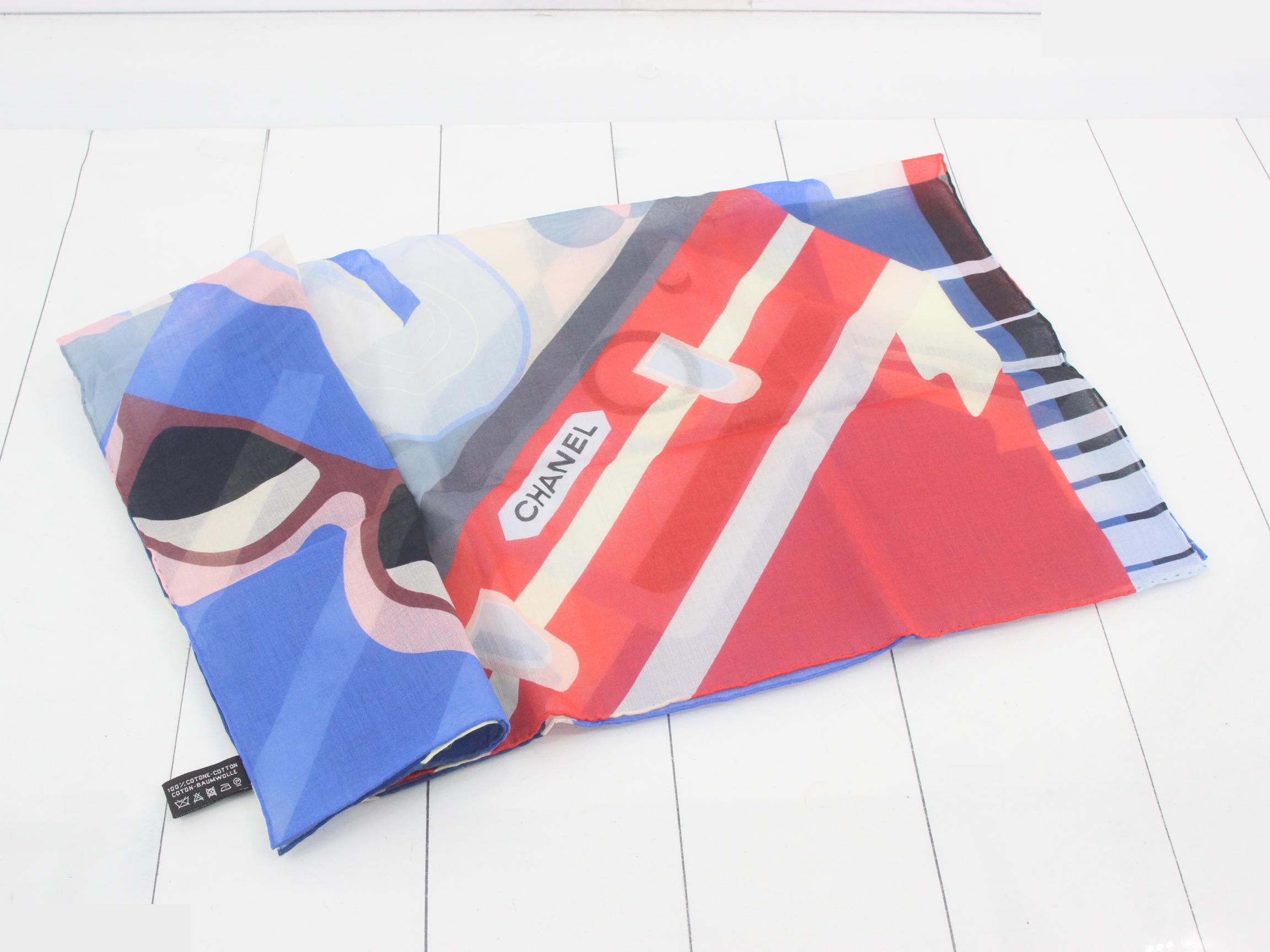 cotton scarf in box — view 3