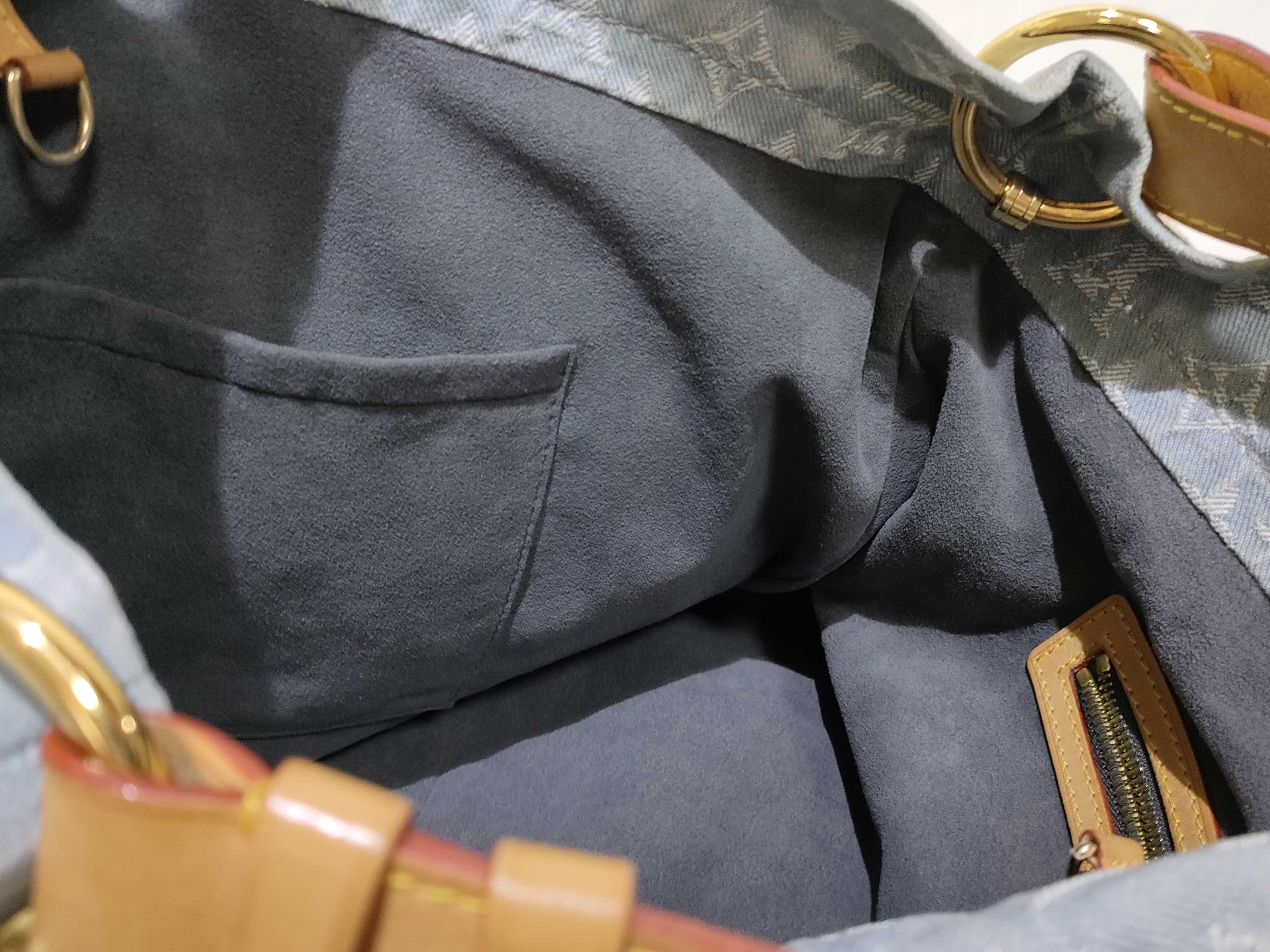 Monogram Denim Daily GM M40492 FO2101 Blue Shoulder Bag — view 11