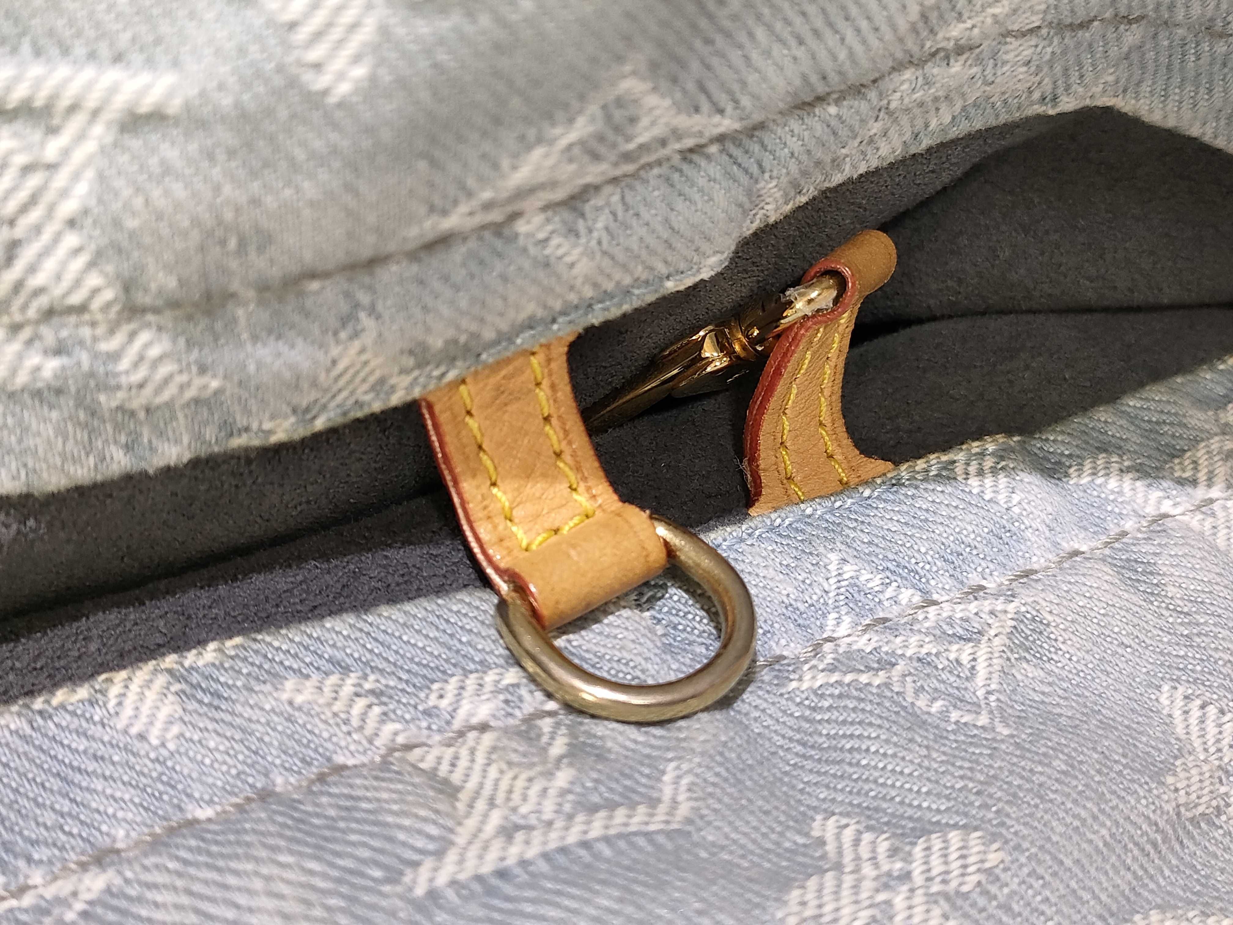 Monogram Denim Daily GM M40492 FO2101 Blue Shoulder Bag — view 12