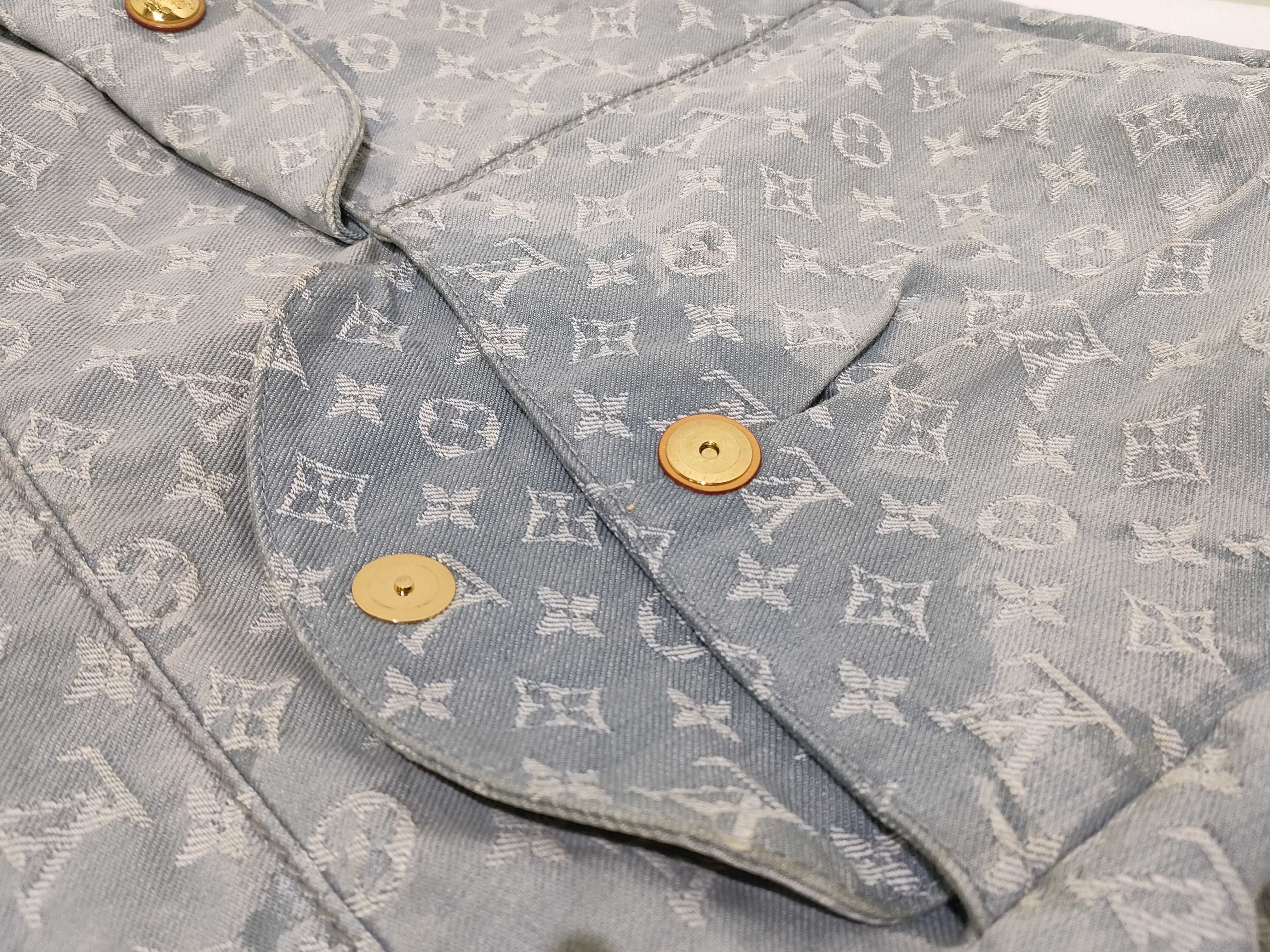 Monogram Denim Daily GM M40492 FO2101 Blue Shoulder Bag — view 15