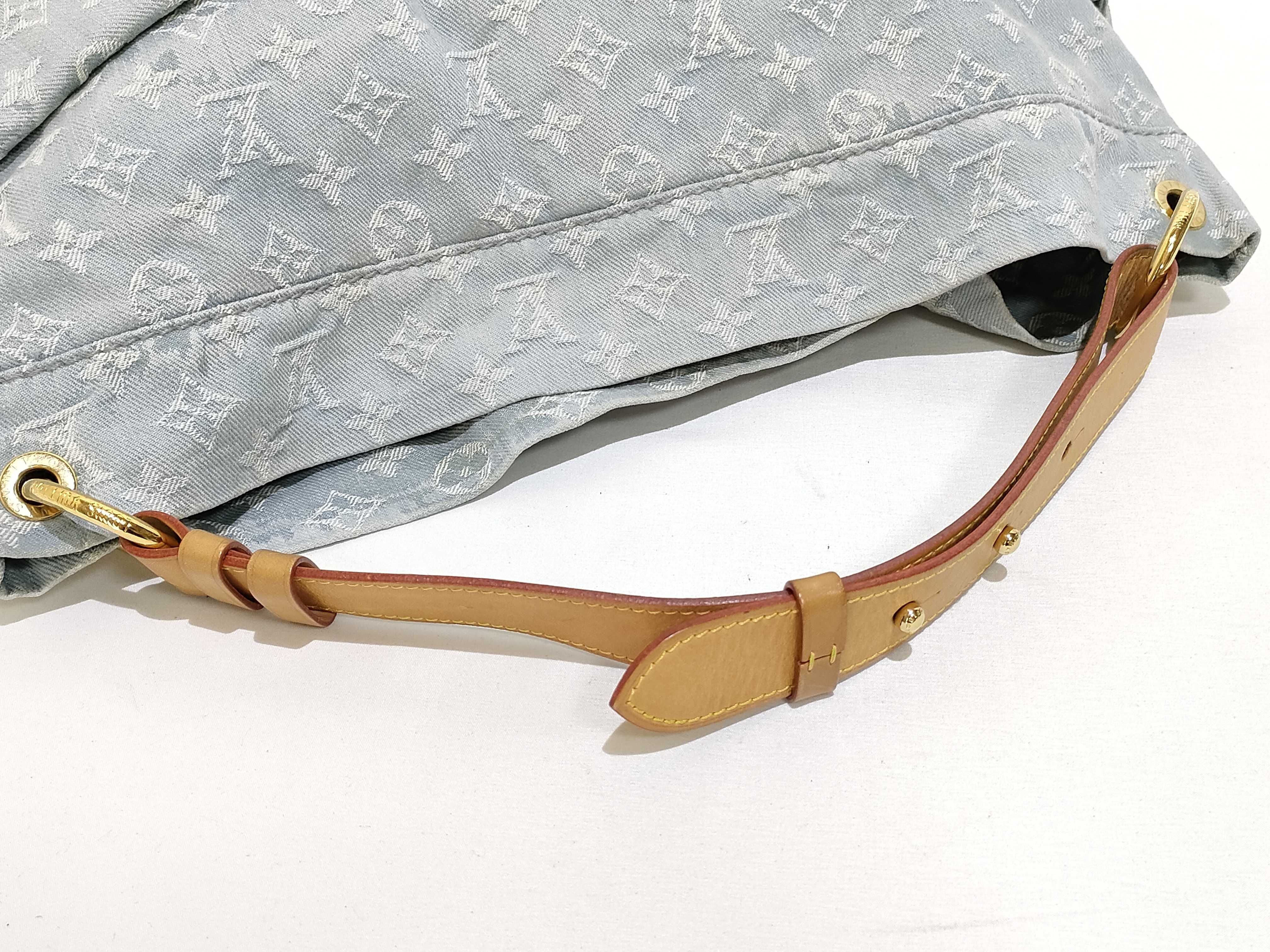 Monogram Denim Daily GM M40492 FO2101 Blue Shoulder Bag — view 3