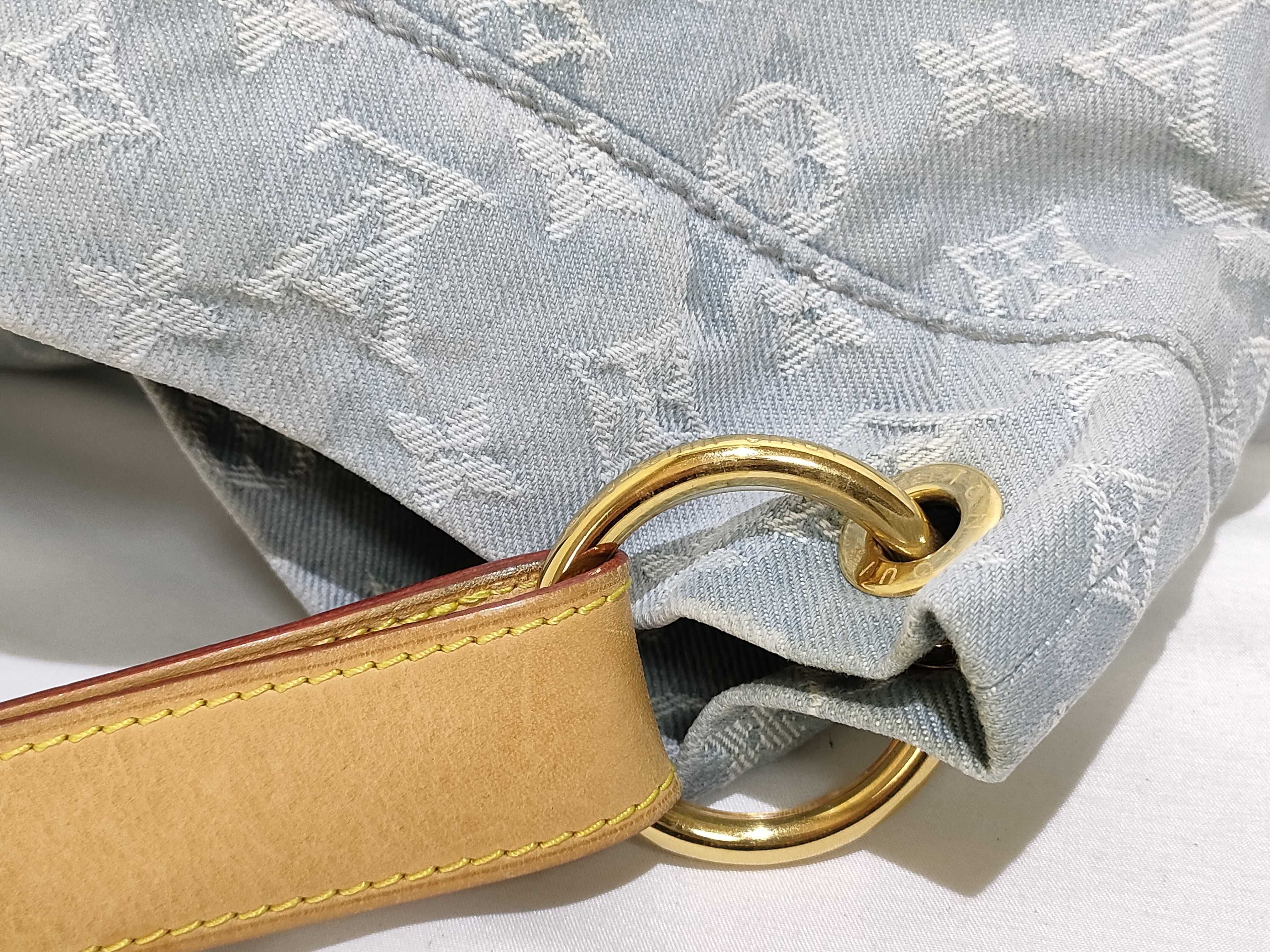 Monogram Denim Daily GM M40492 FO2101 Blue Shoulder Bag — view 5