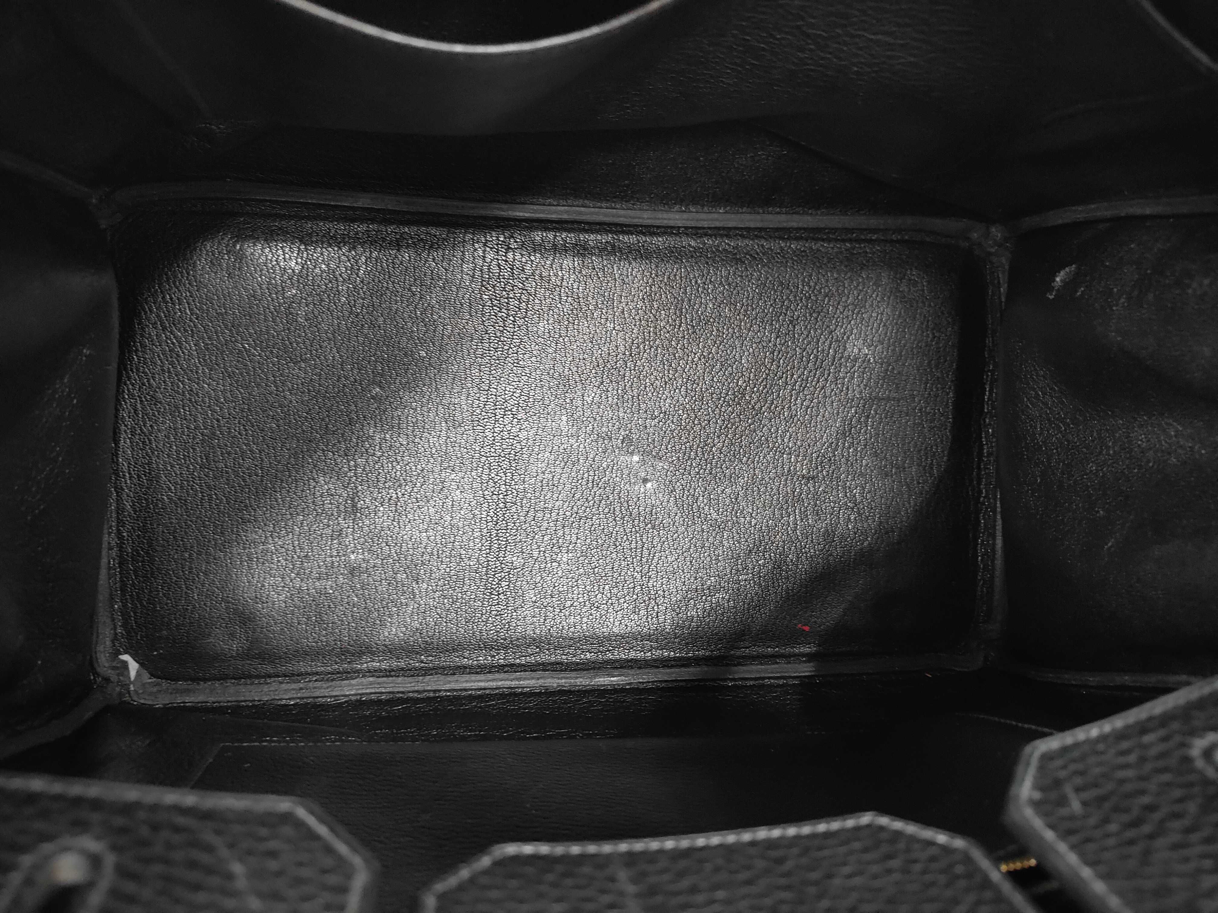 Birkin 35 Togo Black Gold Hardware Handbag — view 7