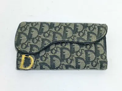 Trotter Christian Dior Long Wallet Saddle Trotter Wallet