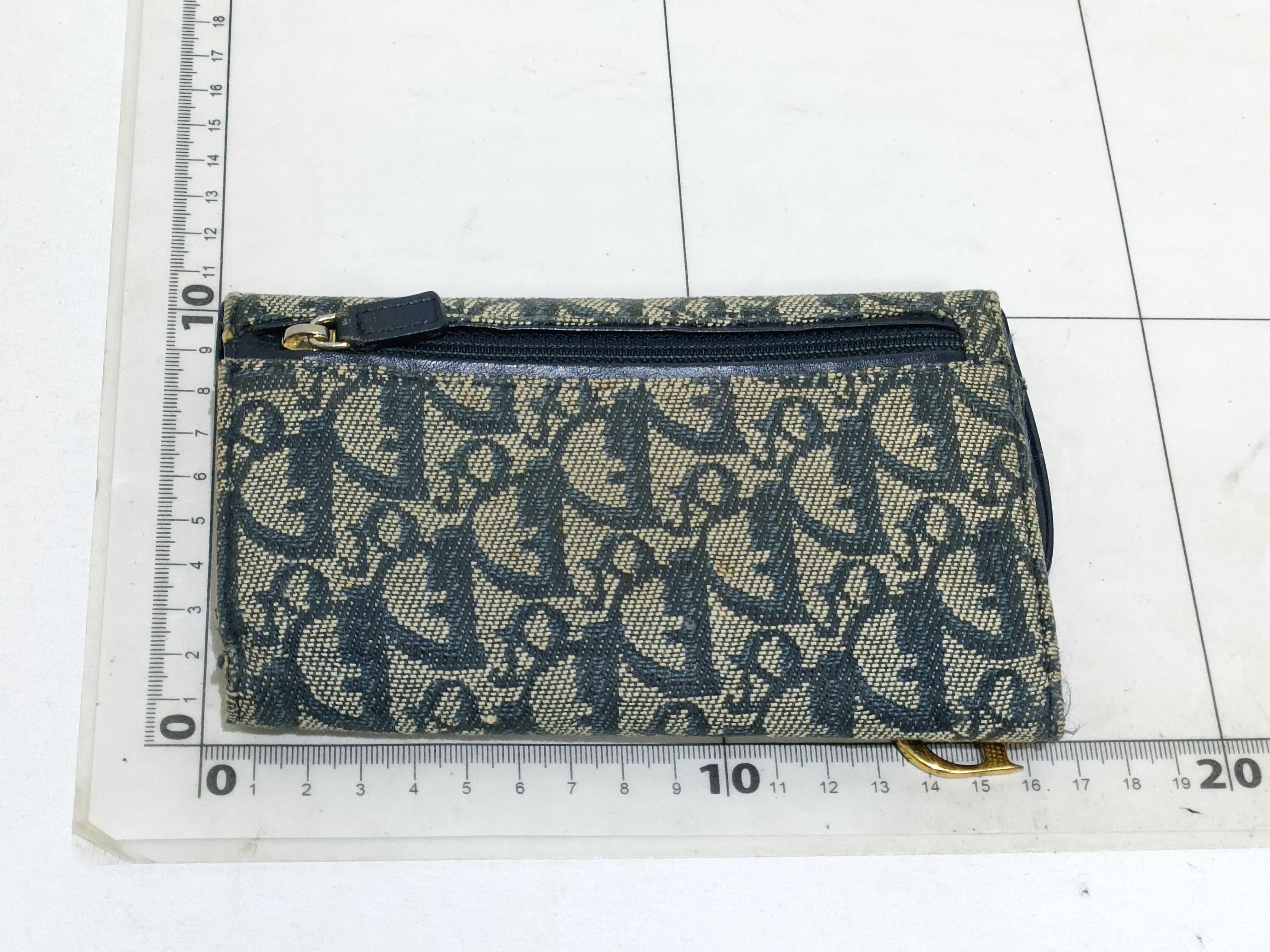 Trotter Christian Dior Long Wallet Saddle Trotter Wallet — view 2