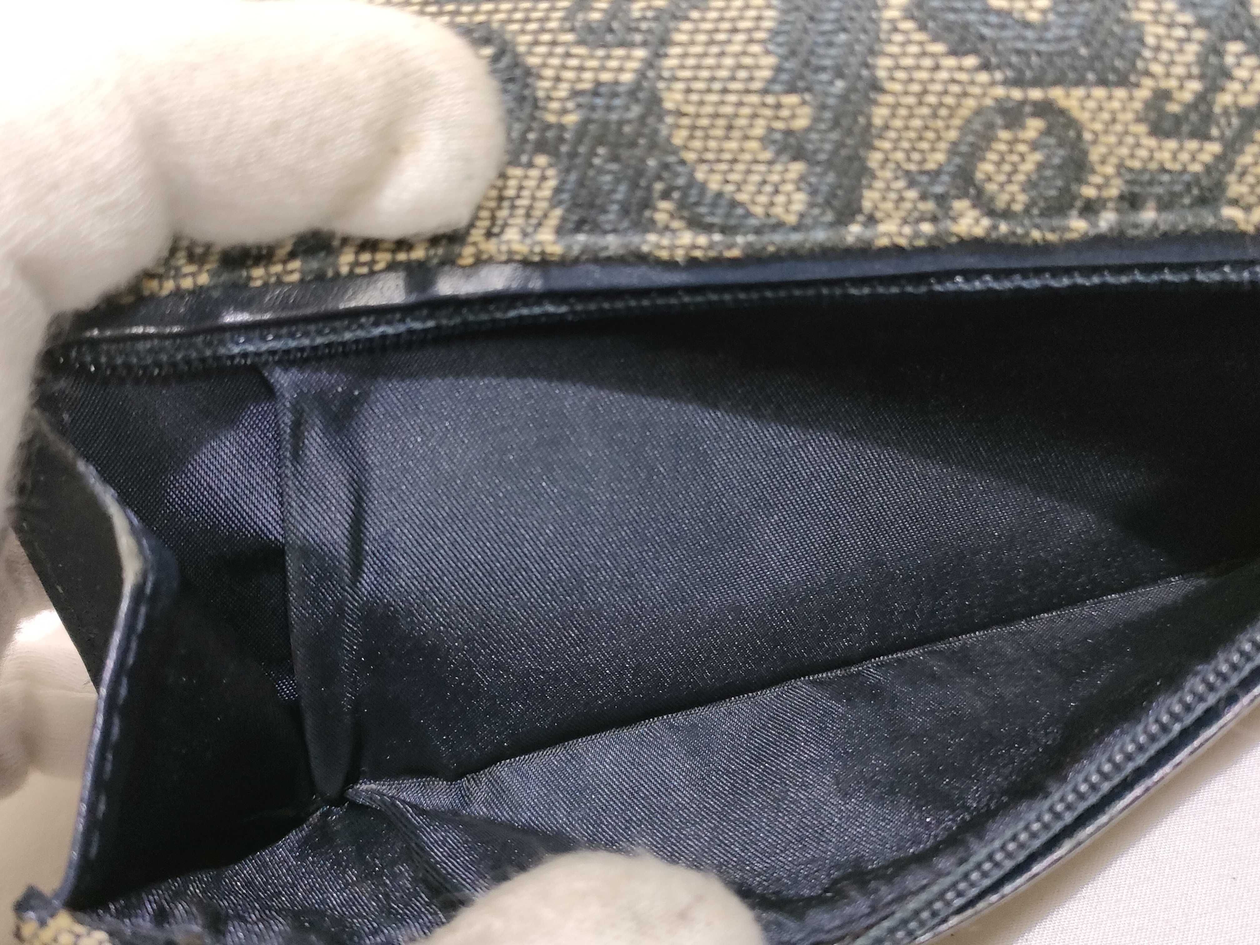 Trotter Christian Dior Long Wallet Saddle Trotter Wallet — view 11