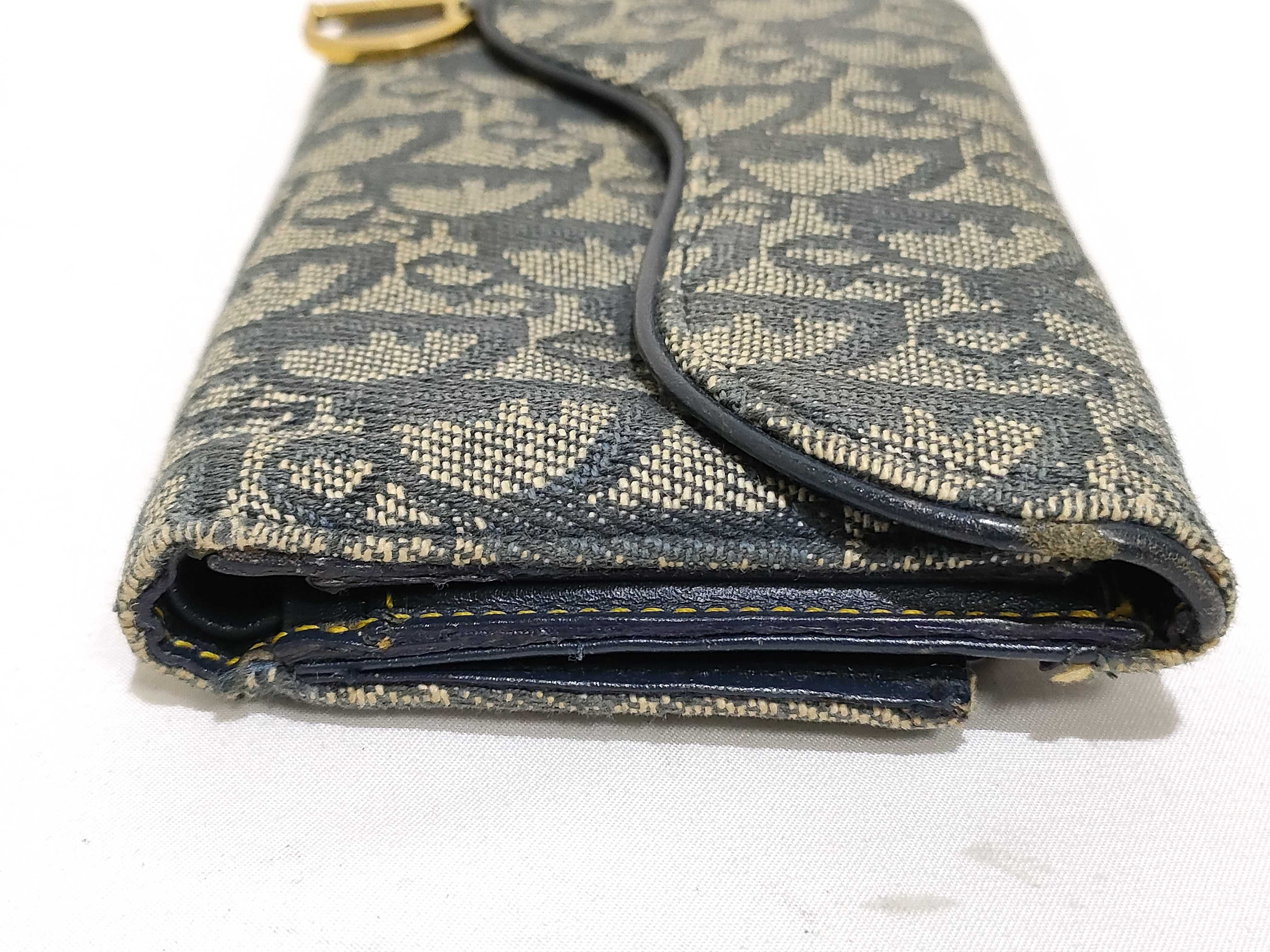 Trotter Christian Dior Long Wallet Saddle Trotter Wallet — view 5