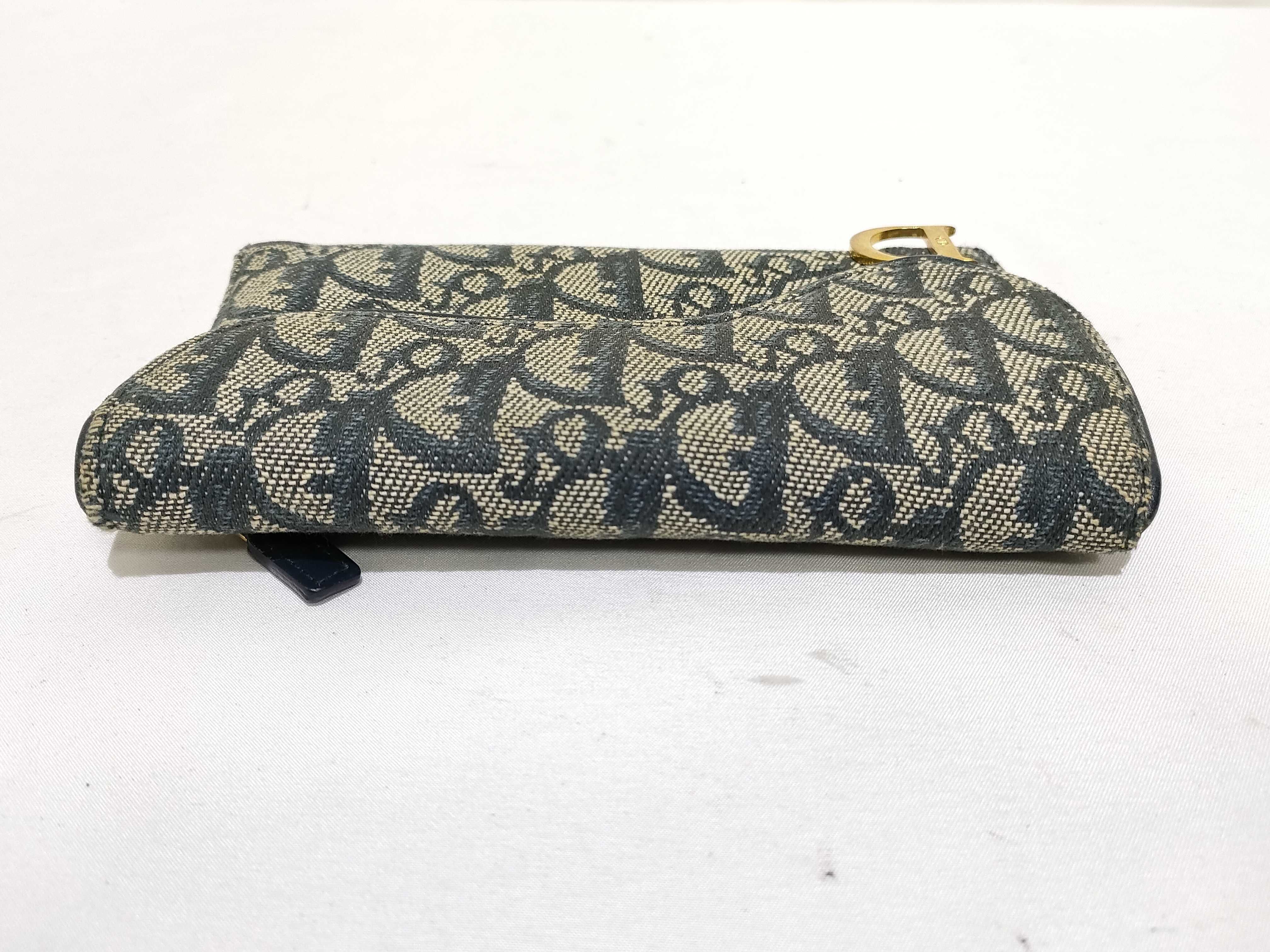 Trotter Christian Dior Long Wallet Saddle Trotter Wallet — view 6