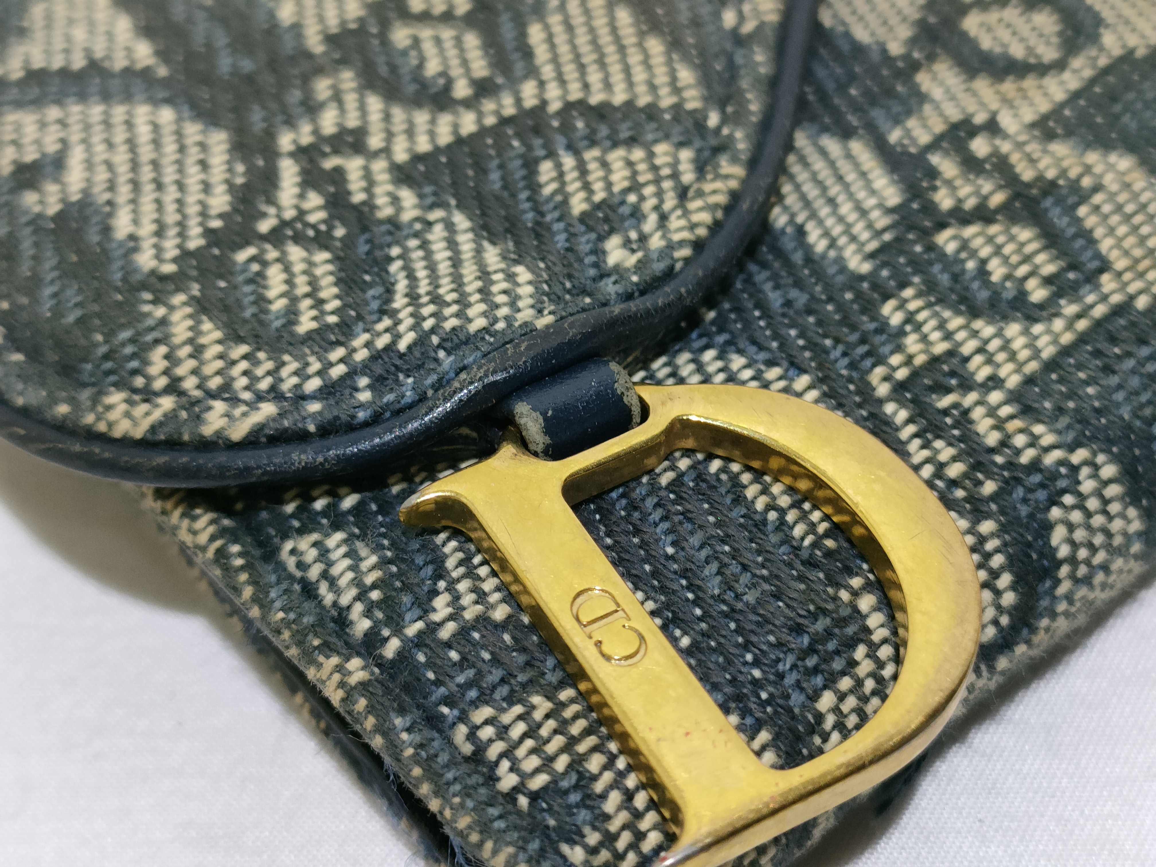 Trotter Christian Dior Long Wallet Saddle Trotter Wallet — view 7