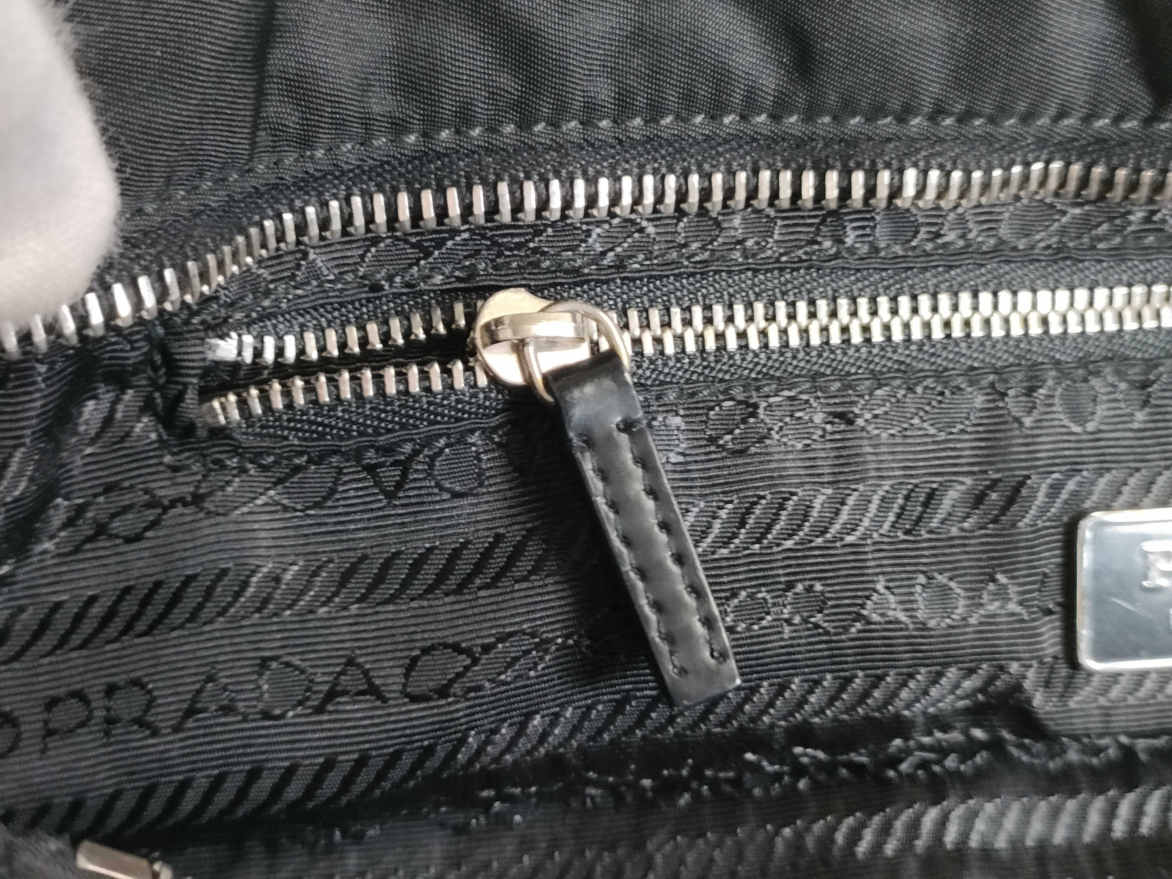 Nylon Handbag, Black — view 12