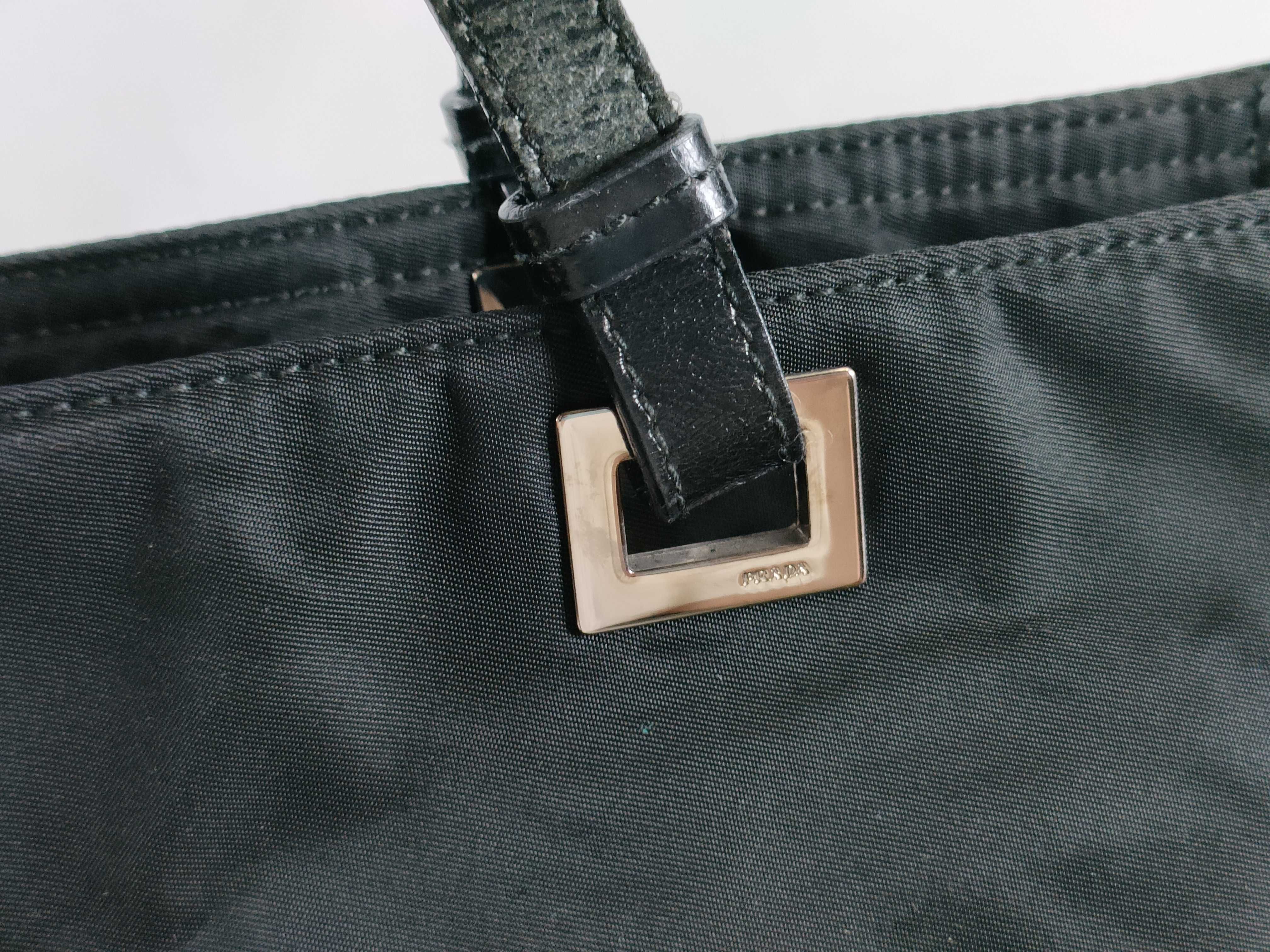 Nylon Handbag, Black — view 5