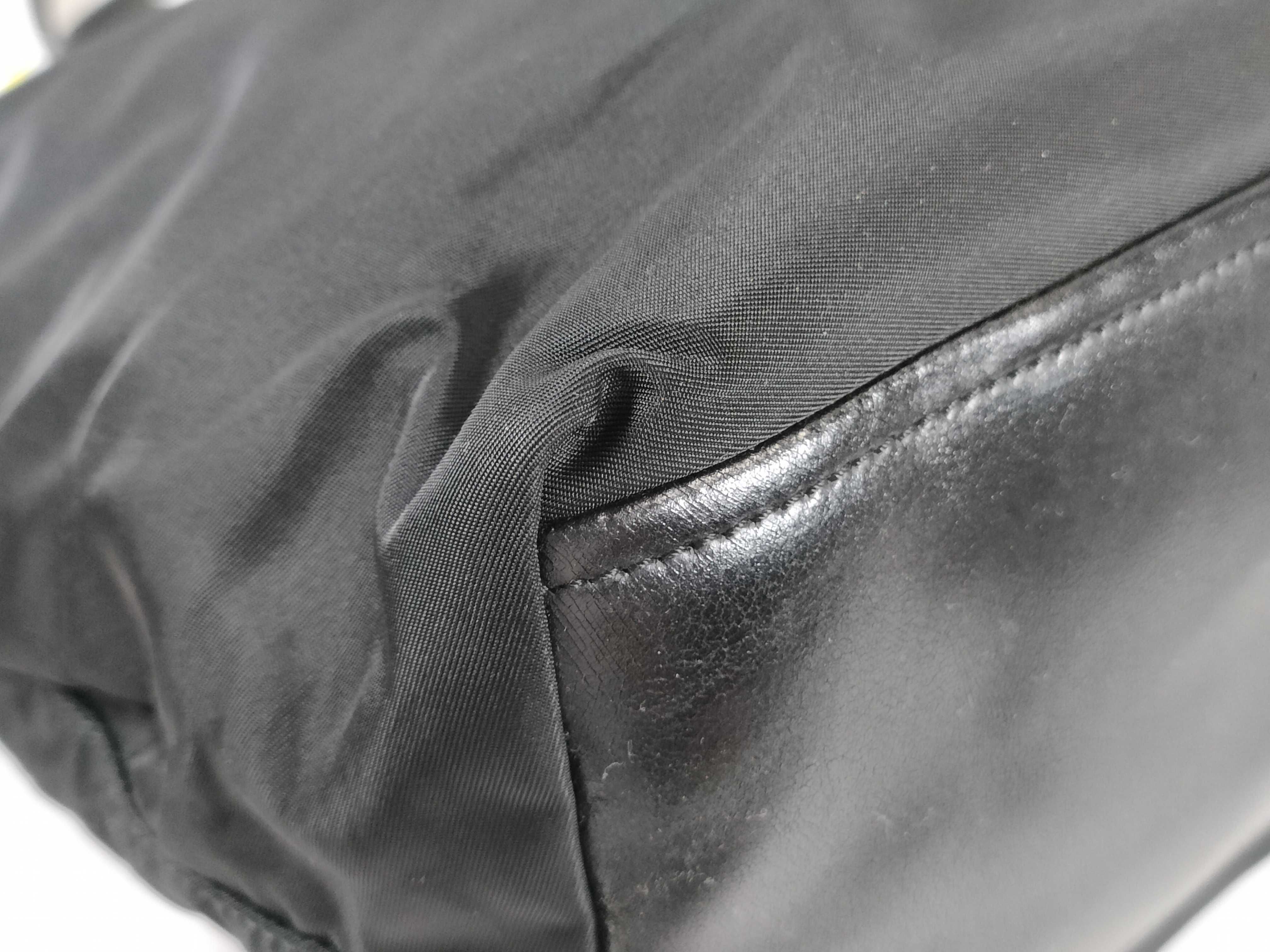 Nylon Handbag, Black — view 6