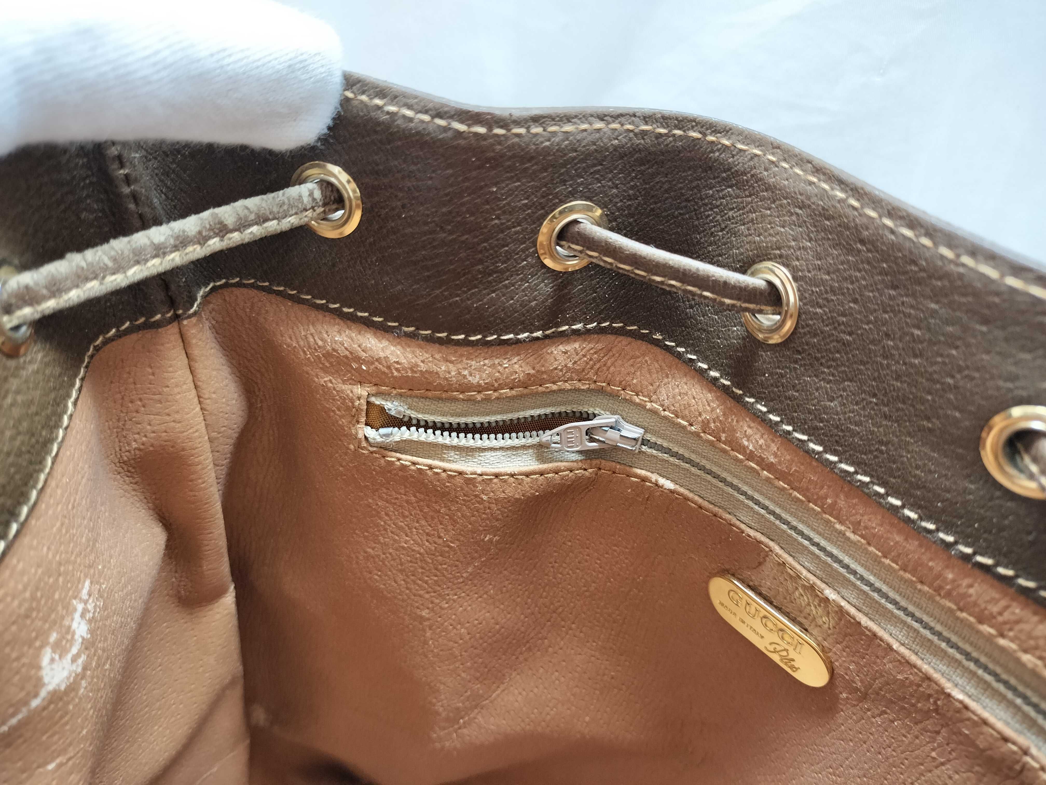 GG Plus Old Gucci Drawstring Shoulder Bag — view 12
