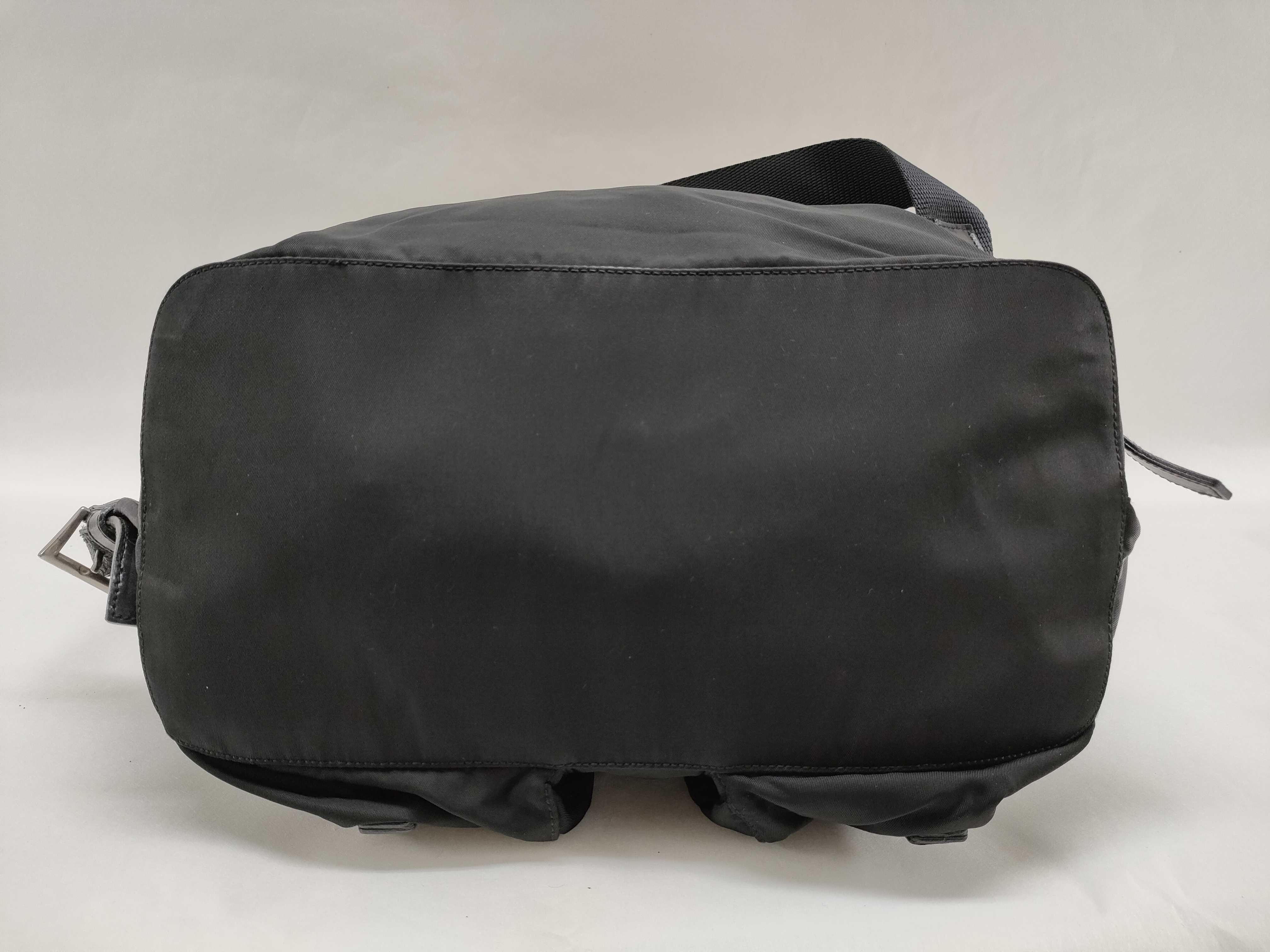 Backpack, Triangle Logo, Black Backpack — view 7
