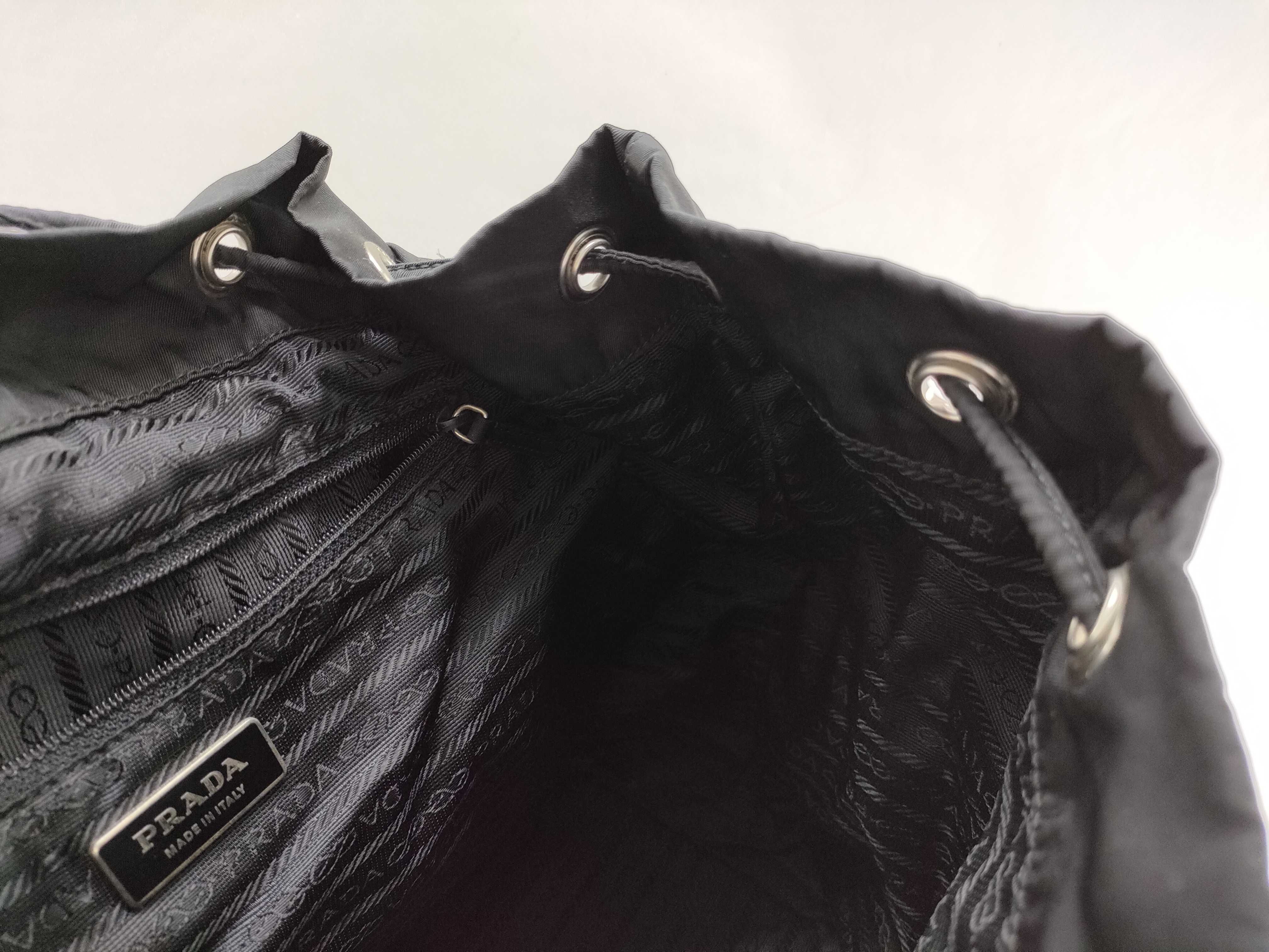Backpack, Triangle Logo, Black Backpack — view 9