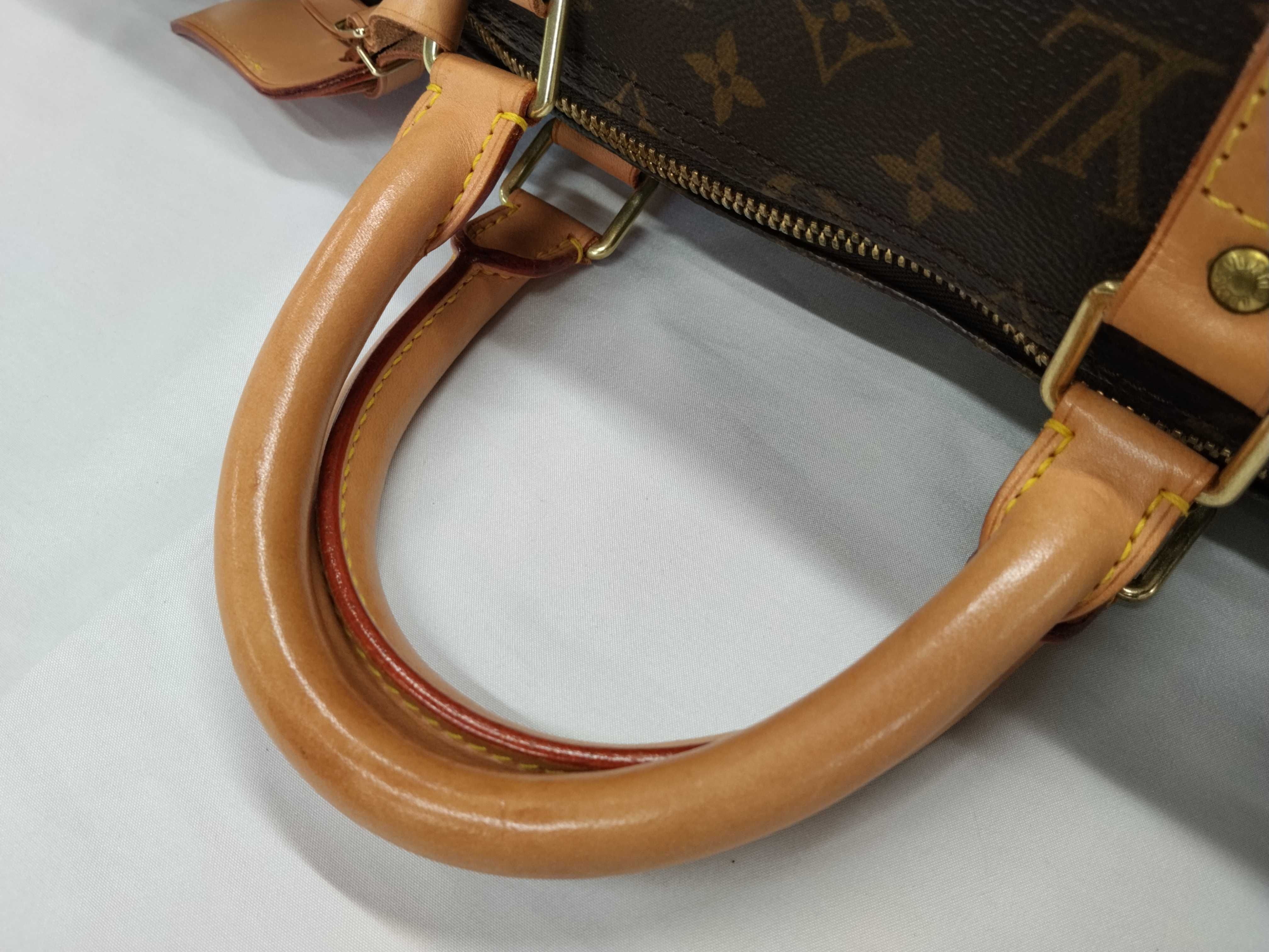 Monogram Keepall Bandoulière 50 M41416 FL0020 Brown Boston Bag — view 3